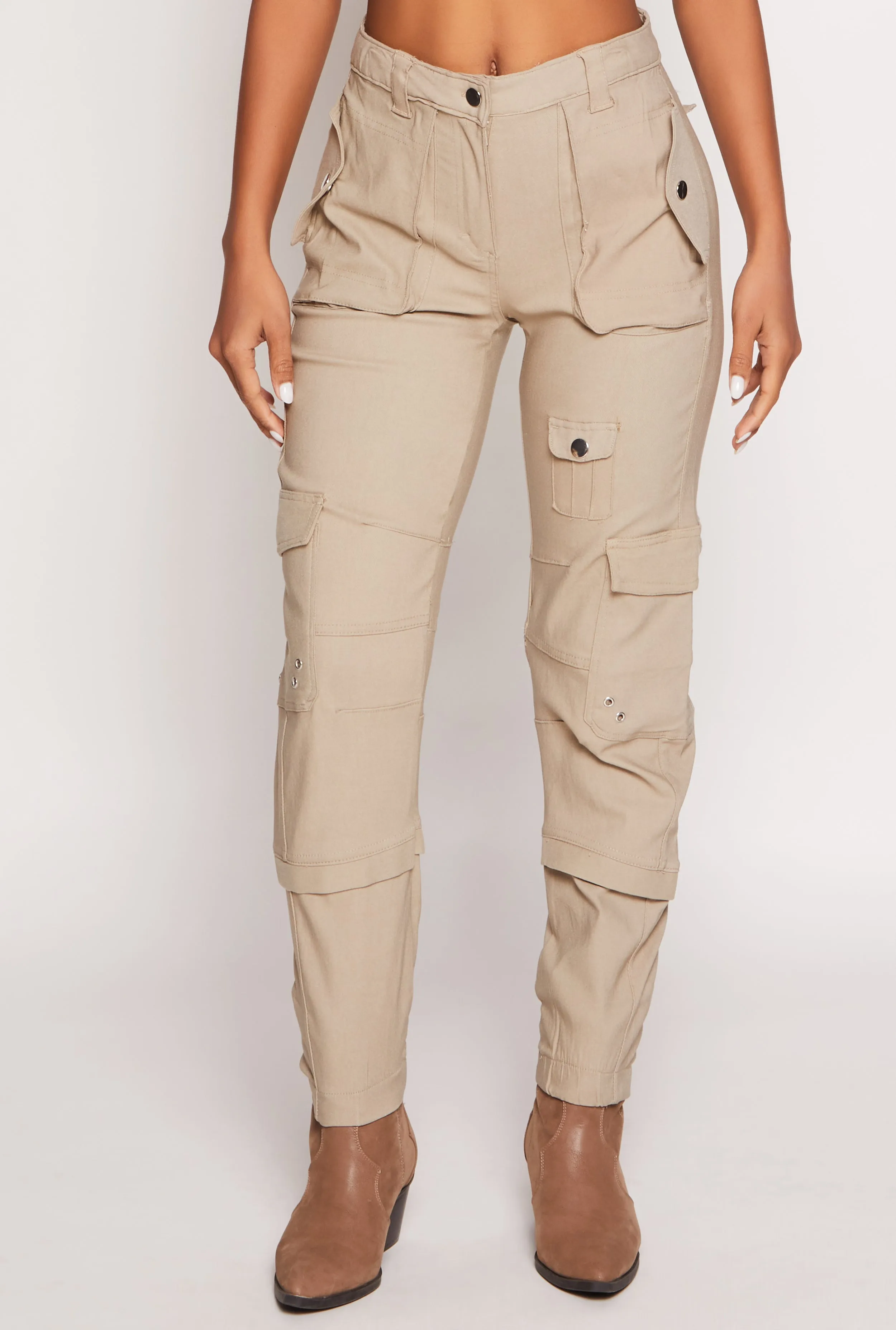 Hyperstretch High Waisted Cargo Joggers sold by Rainbow product image thumbnail 2