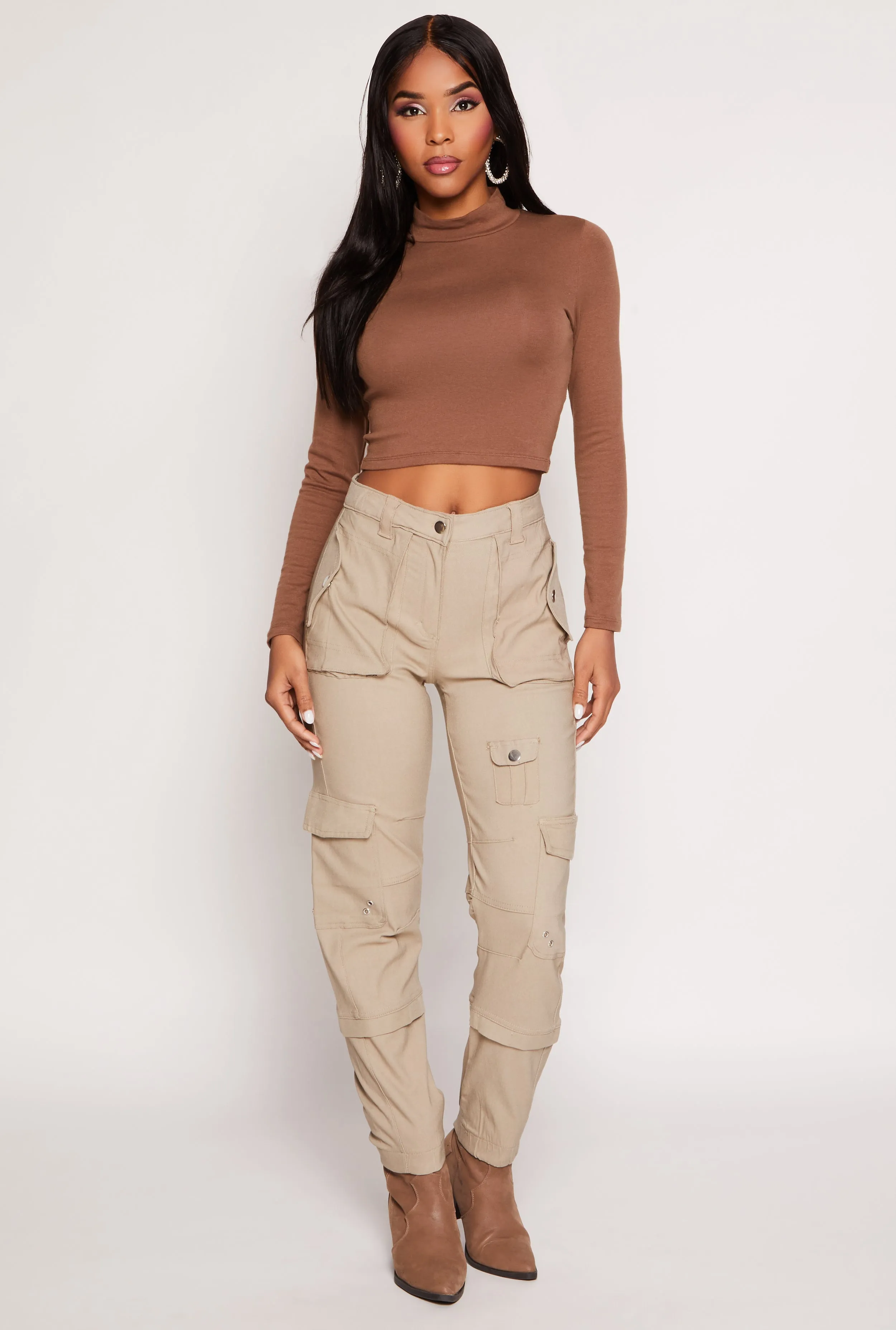 Hyperstretch High Waisted Cargo Joggers sold by Rainbow