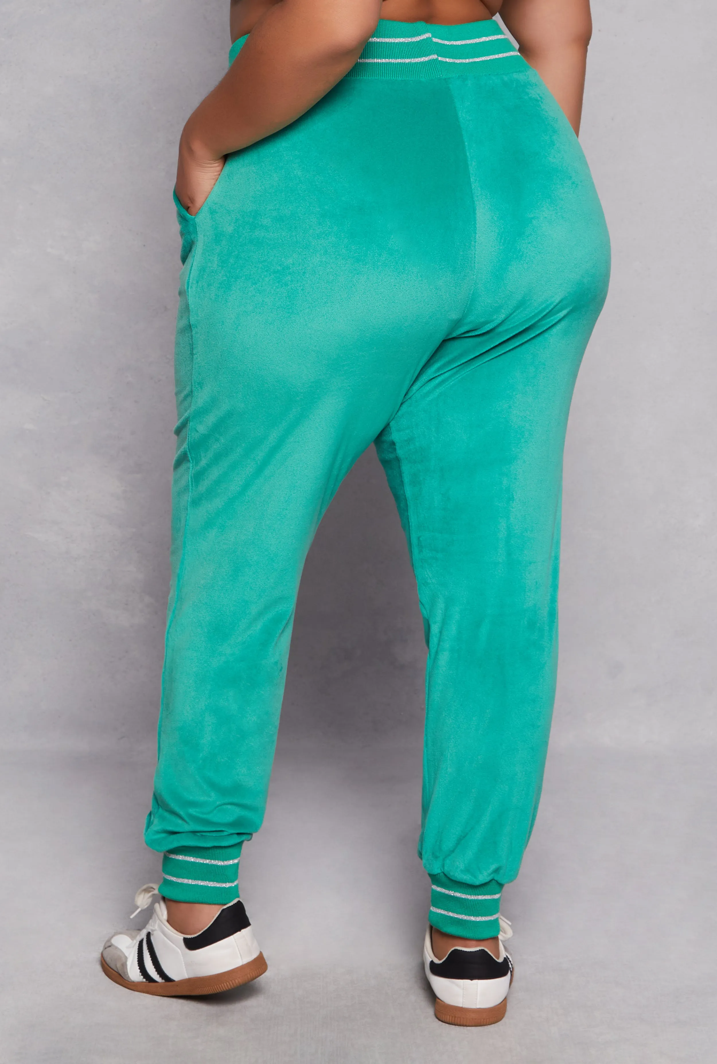 Plus Size Rocawear Velour Joggers sold by Rainbow product image thumbnail 3