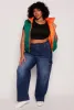 Plus Size Color Blocked Puffer Vest sold by Rainbow