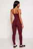 Activewear Scoop Neck Cami Catsuit sold by Rainbow