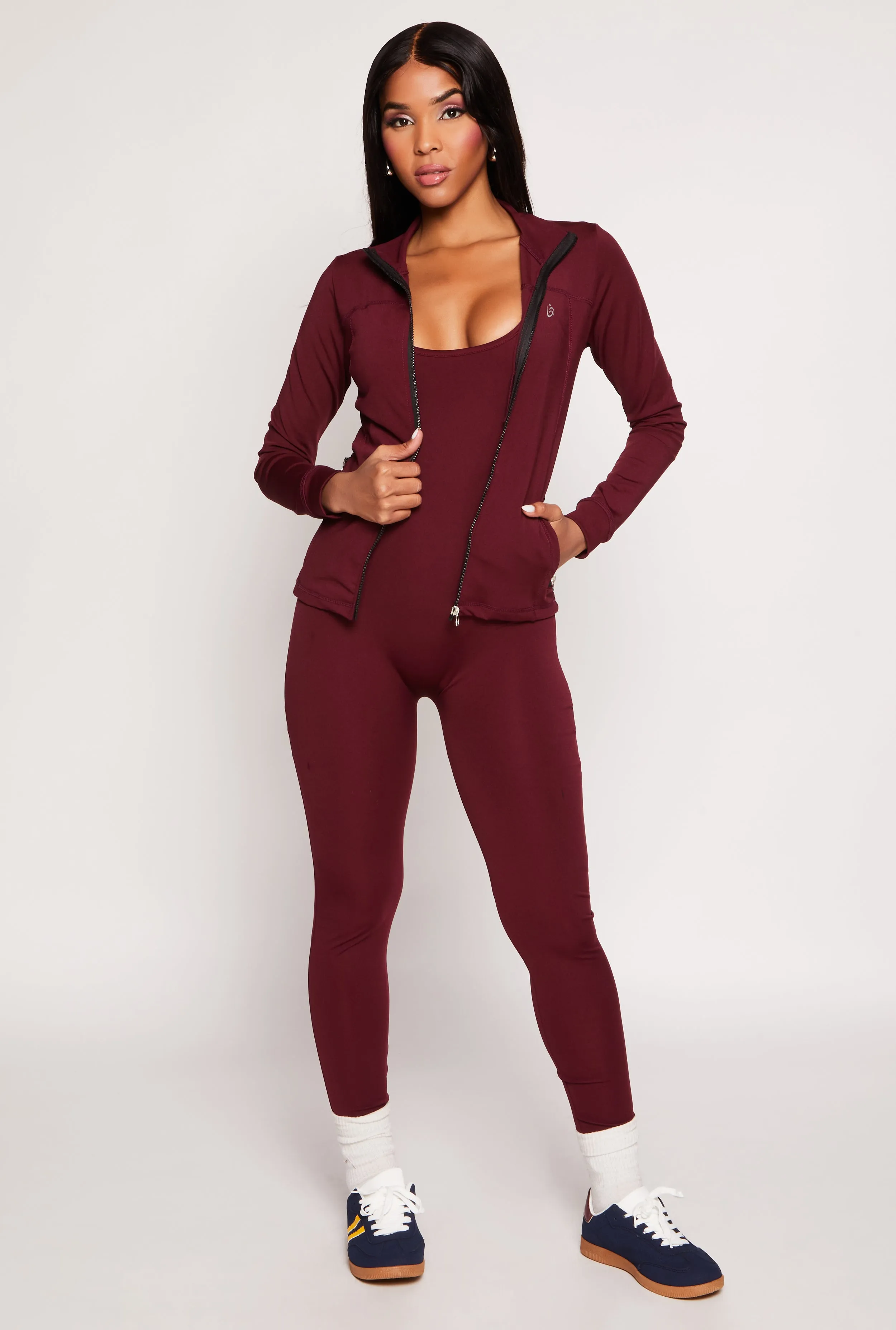 Activewear Scoop Neck Cami Catsuit sold by Rainbow product image thumbnail 2