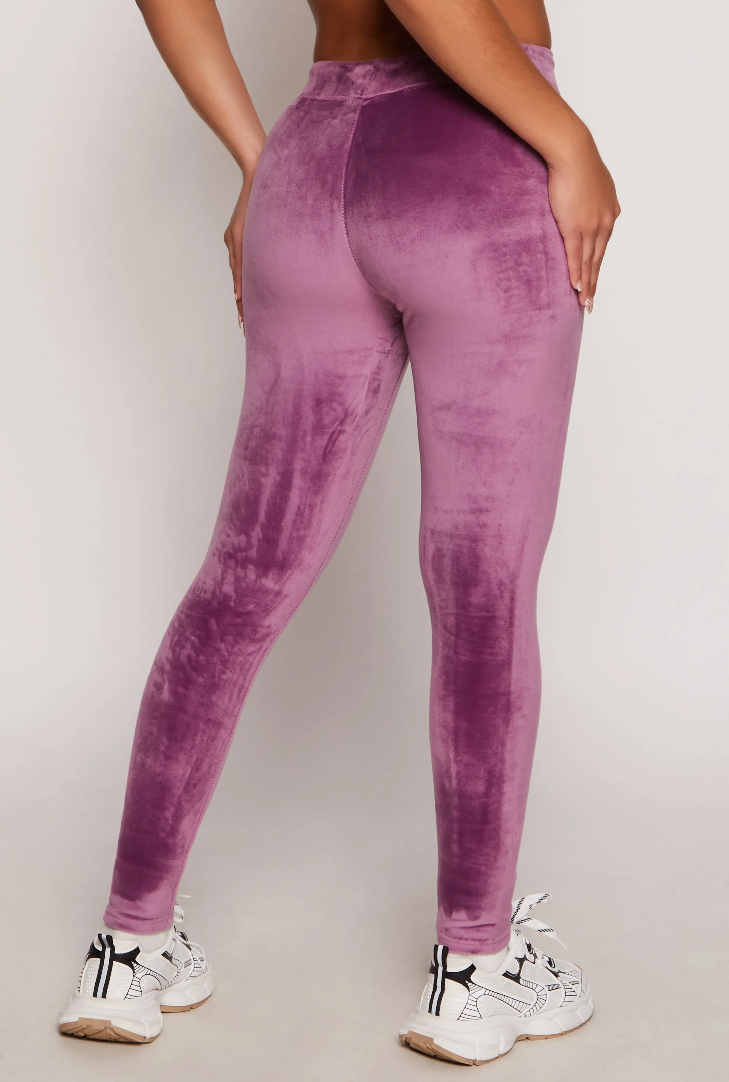 High Waisted Velour Drawstring Pants sold by Rainbow product image thumbnail 3