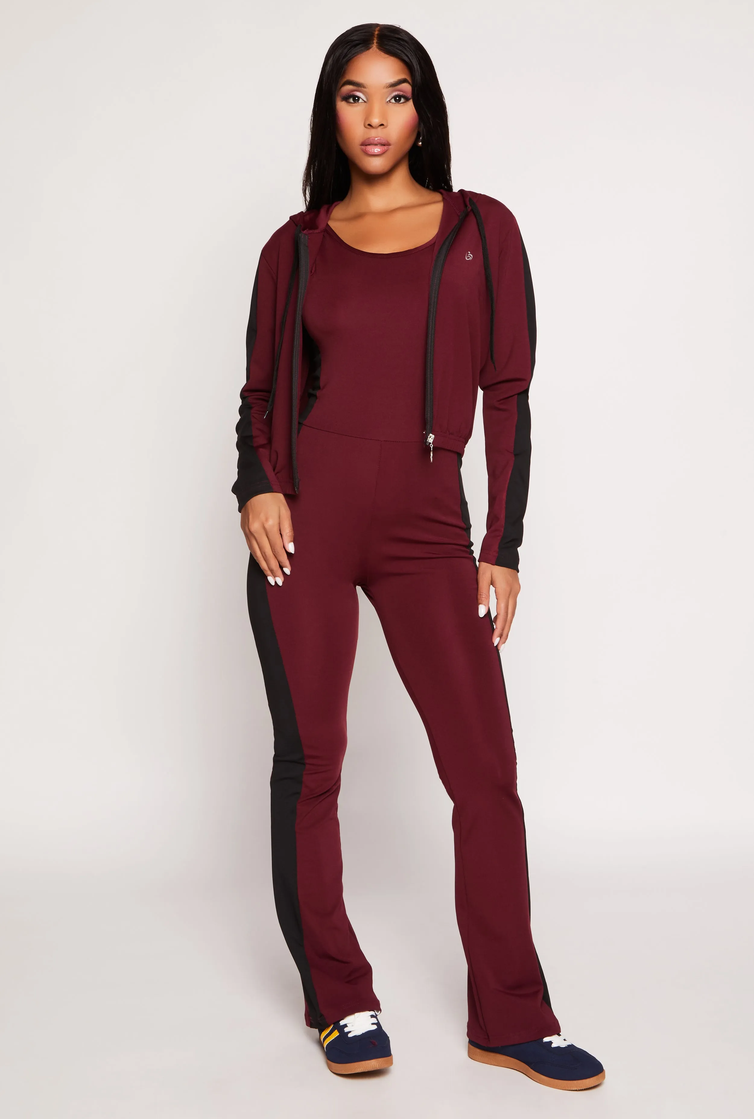 Side Stripe Detail Active Tank Catsuit sold by Rainbow product image thumbnail 2