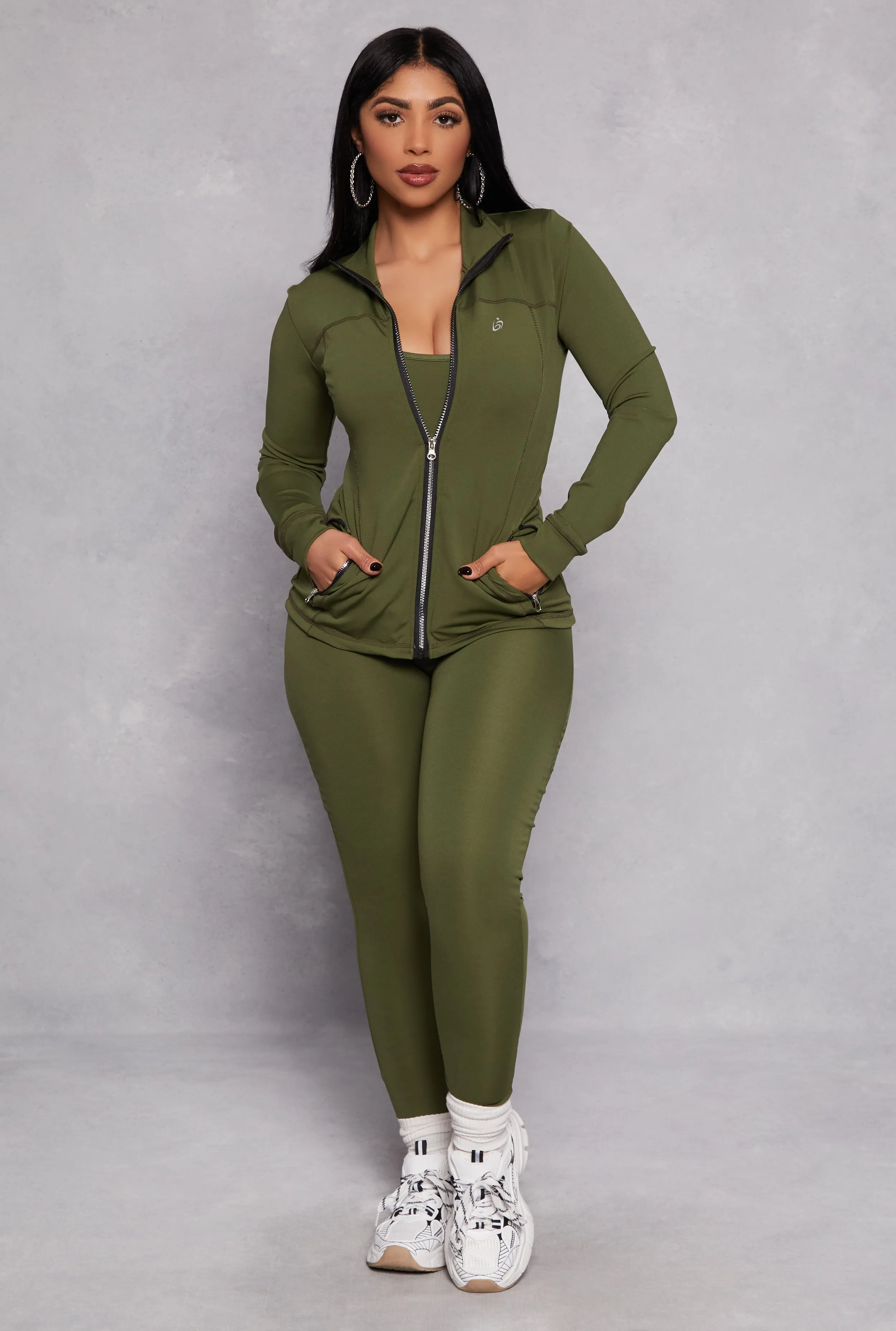 Activewear Scoop Neck Cami Catsuit sold by Rainbow product image thumbnail 2