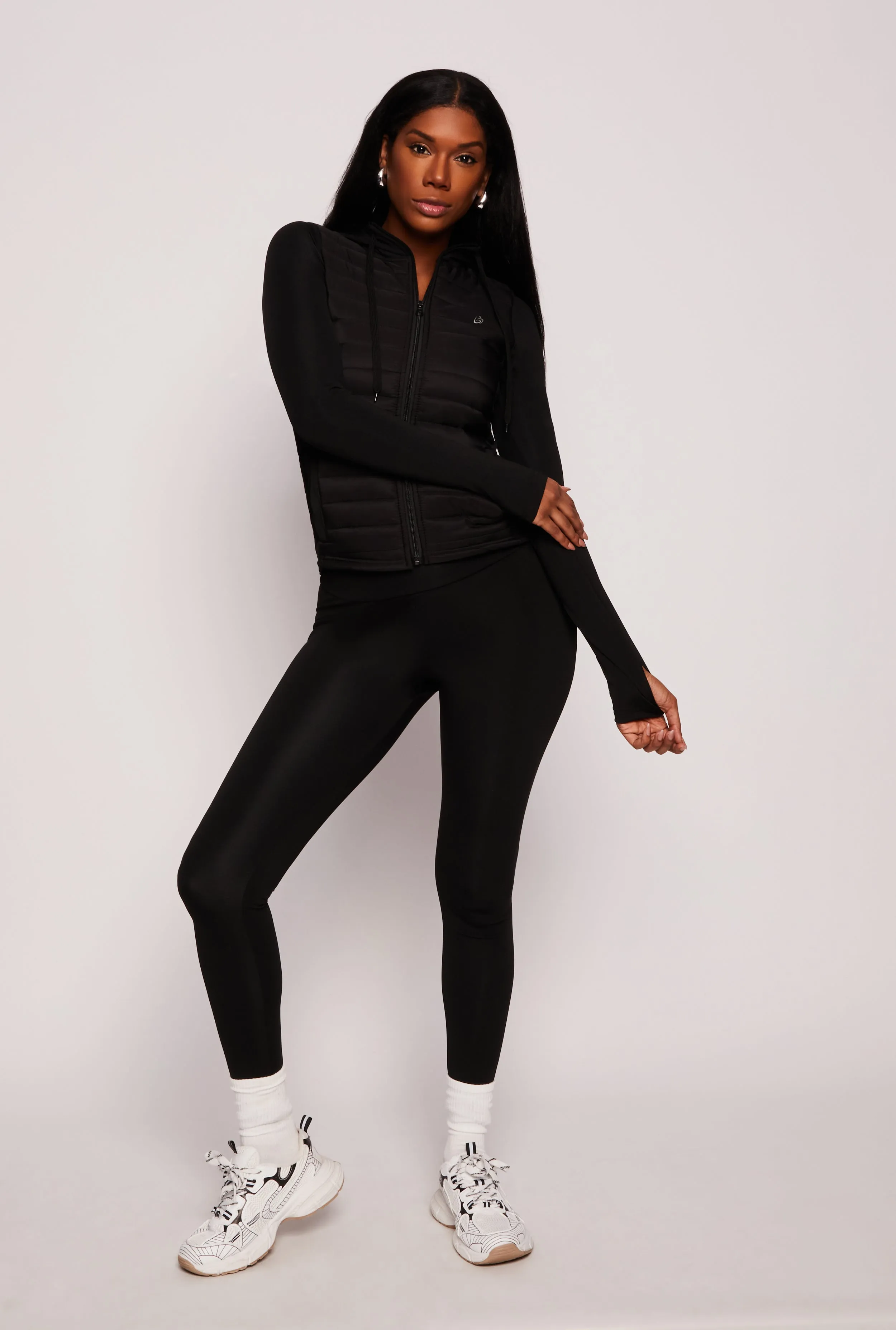 Hooded Puffer Track Jacket sold by Rainbow product image thumbnail 2