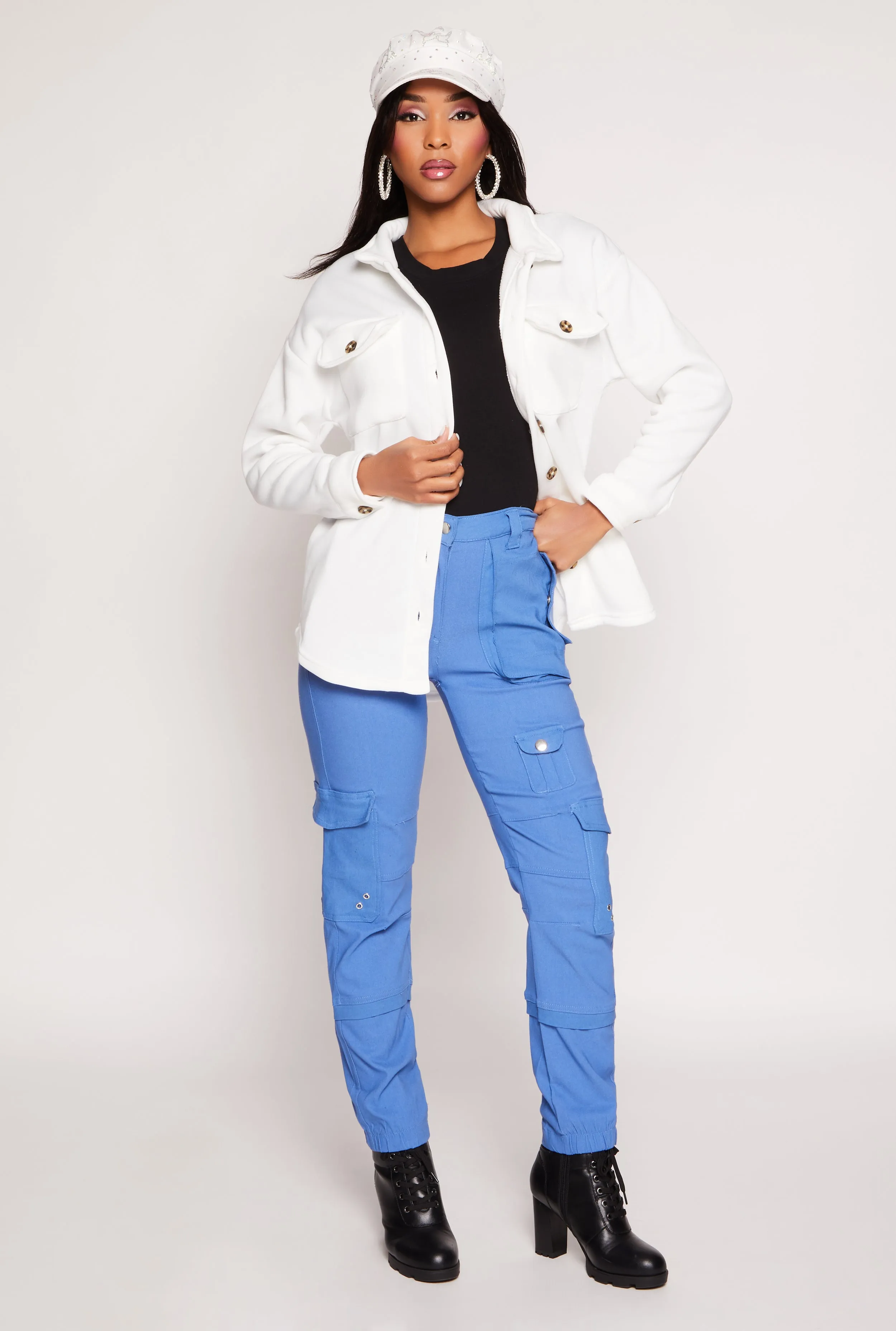 Solid Shacket sold by Rainbow product image thumbnail 2