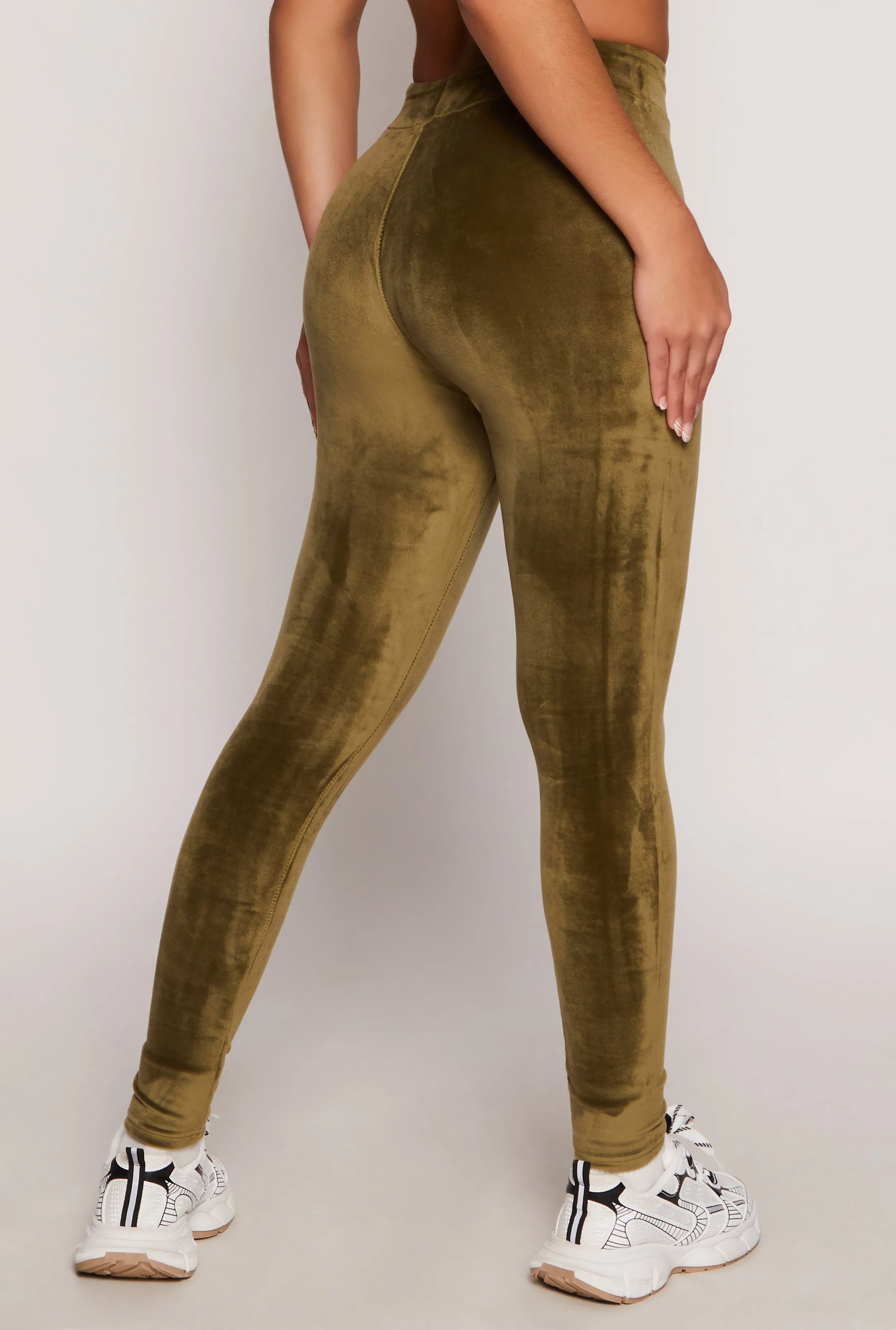 High Waisted Velour Drawstring Pants sold by Rainbow product image thumbnail 3