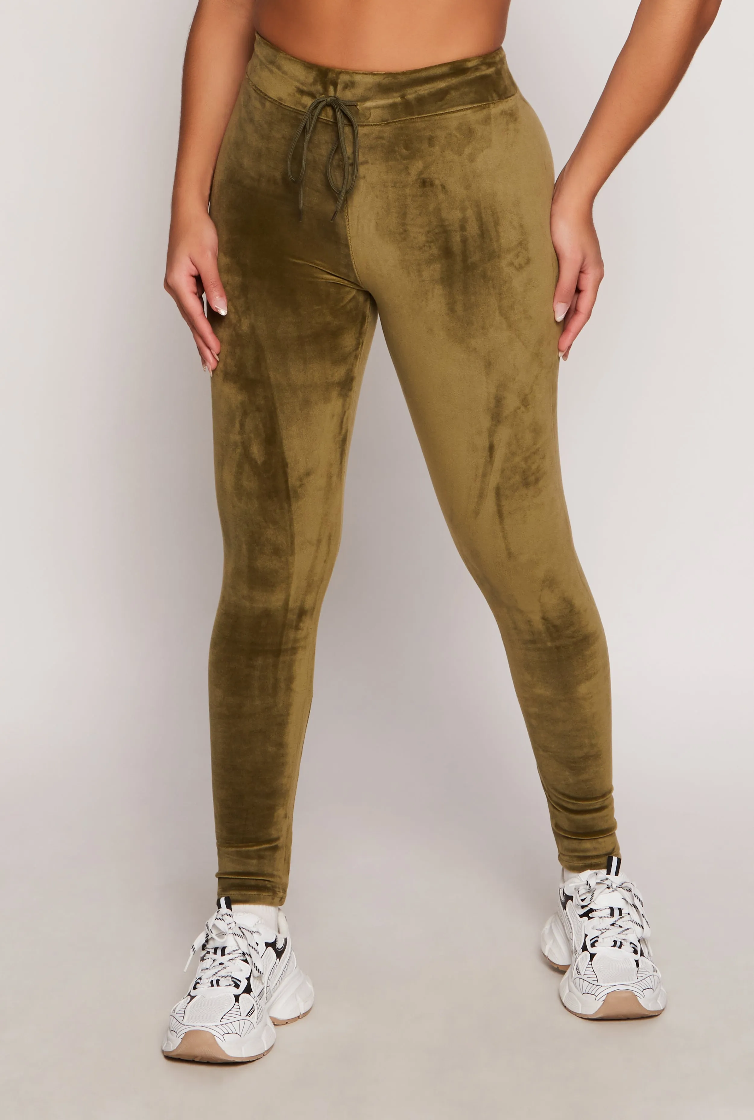 High Waisted Velour Drawstring Pants sold by Rainbow product image thumbnail 2