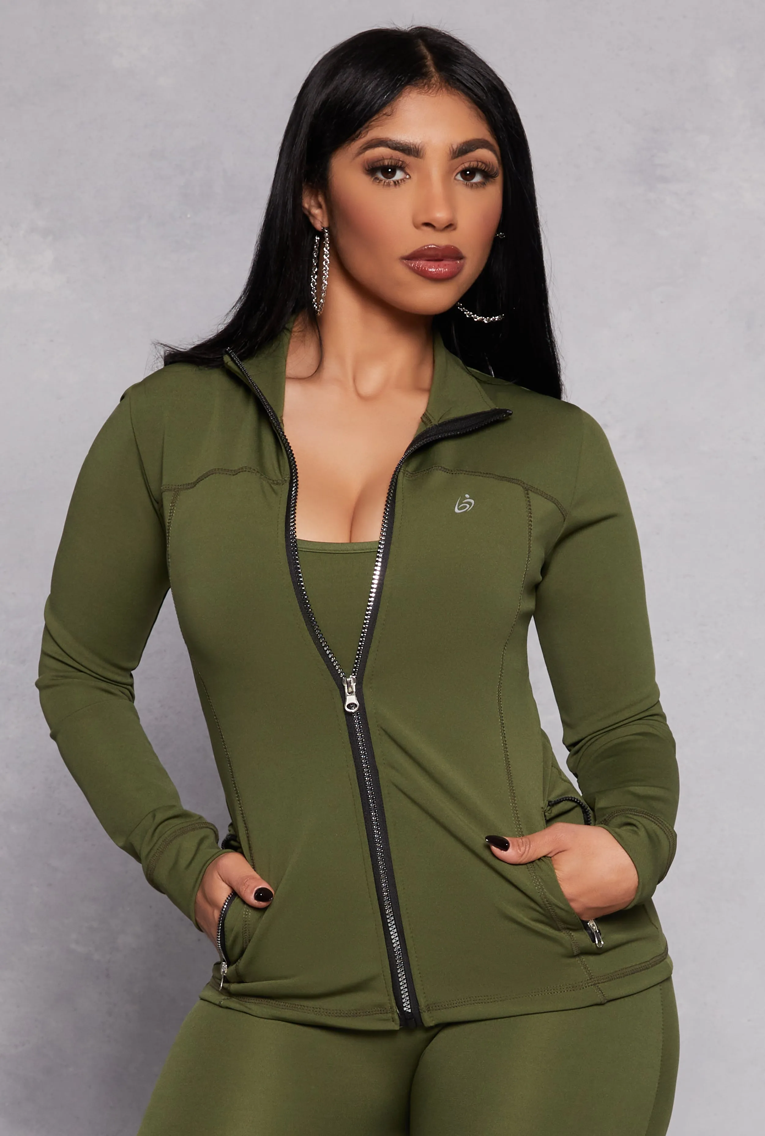 Zip Front Track Jacket sold by Rainbow