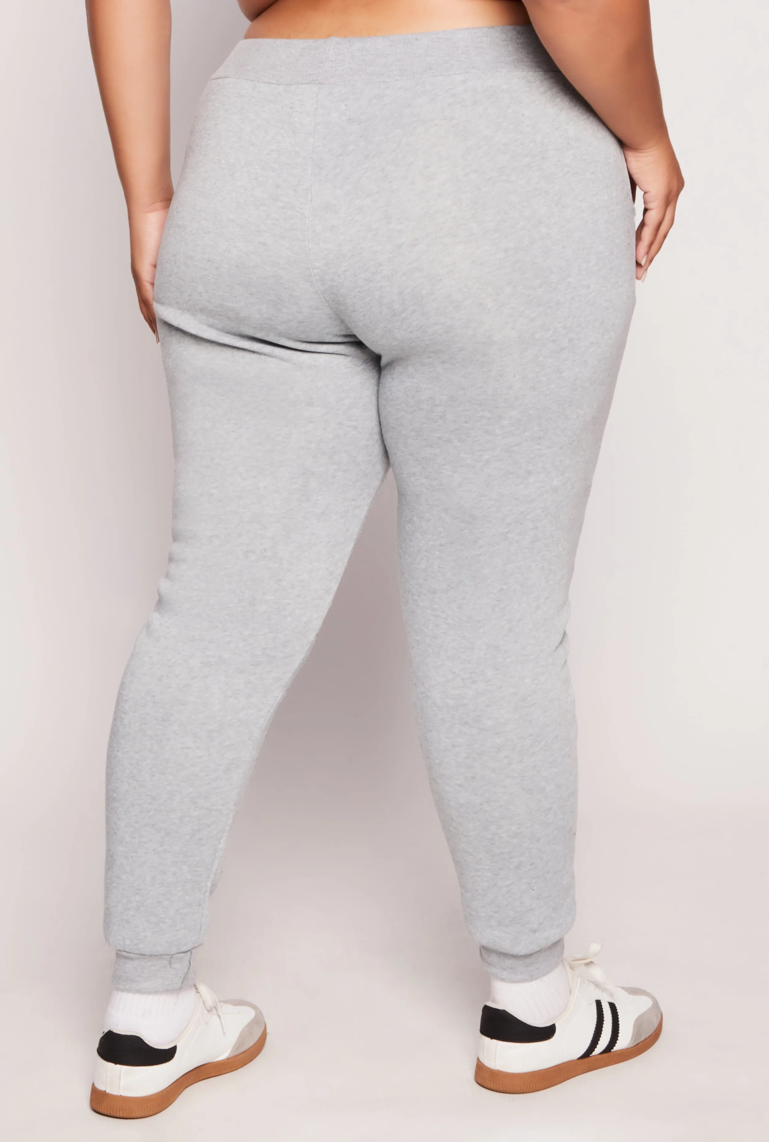 Plus Size Rhinestone Drawstring Joggers sold by Rainbow product image thumbnail 3