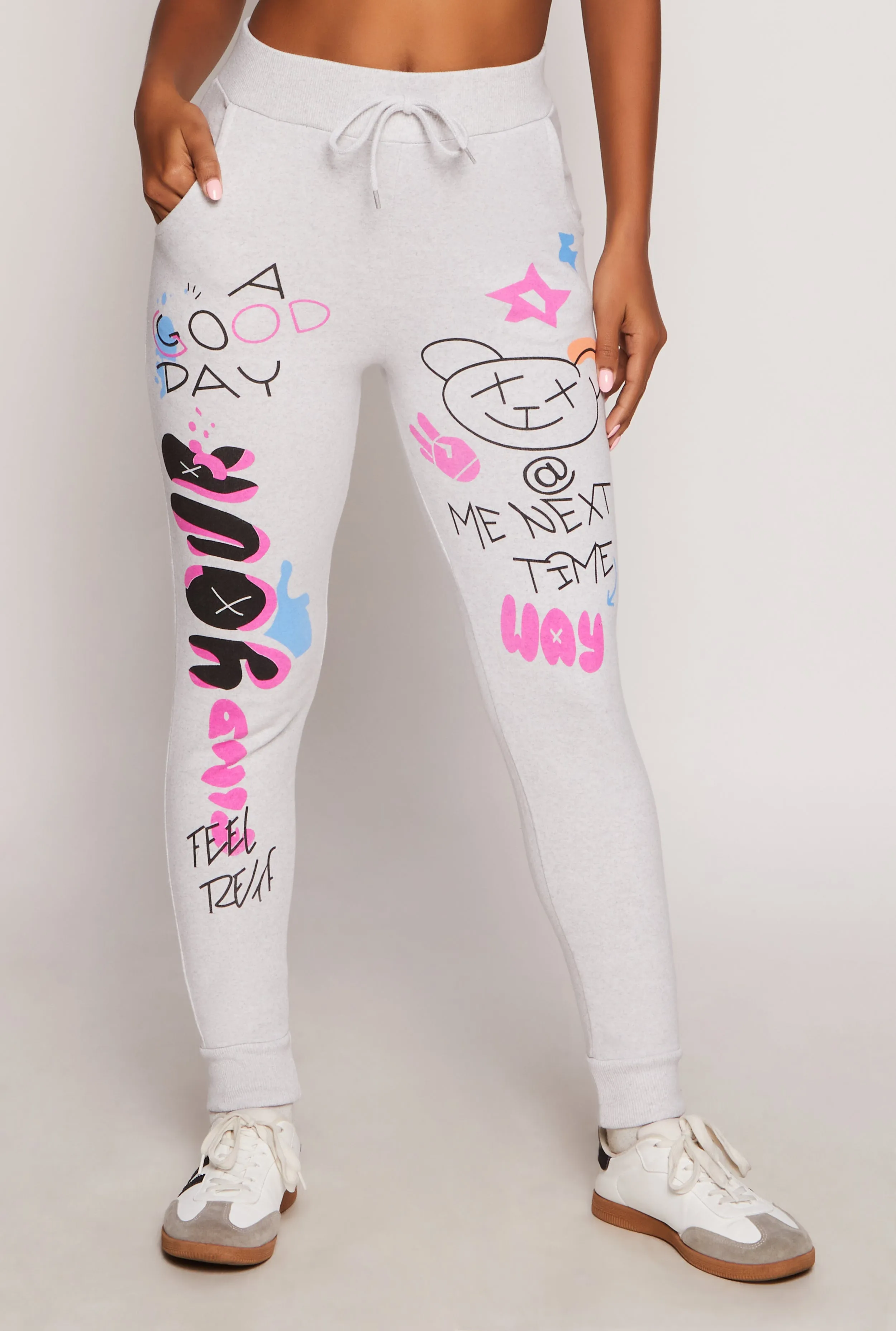 Graphic Print Drawstring Joggers sold by Rainbow product image thumbnail 2