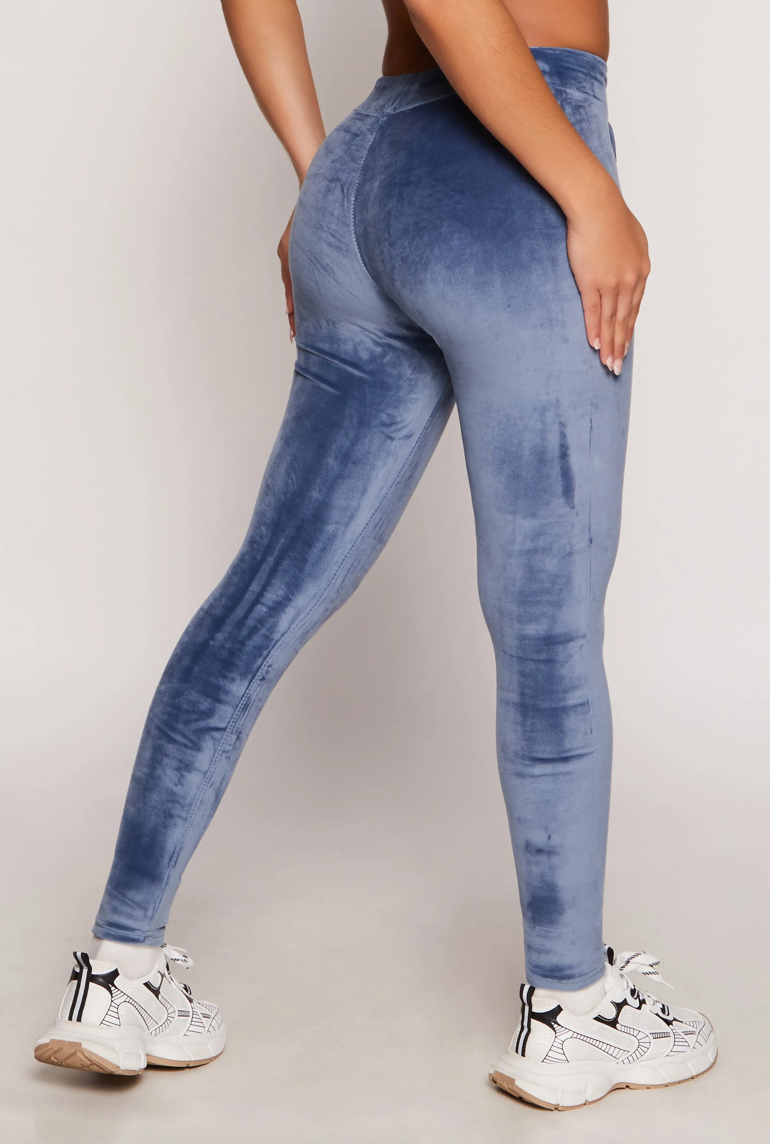 High Waisted Velour Drawstring Pants sold by Rainbow product image thumbnail 3