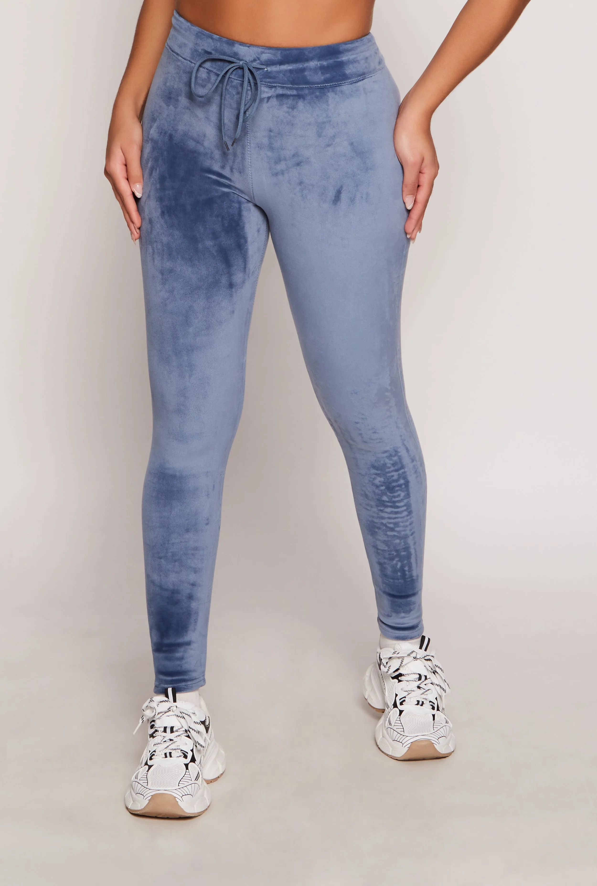 High Waisted Velour Drawstring Pants sold by Rainbow product image thumbnail 2