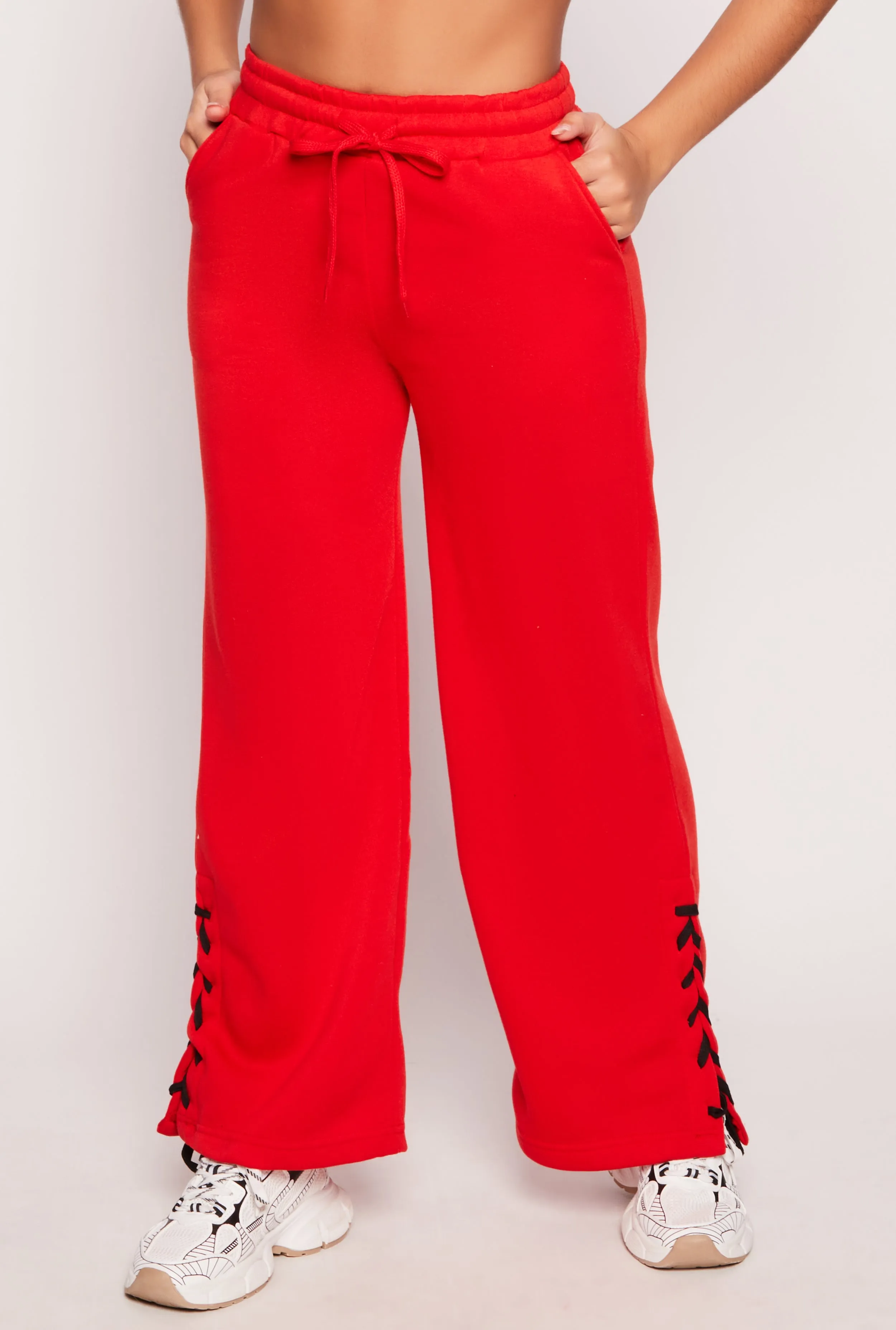 Lace Up Side Sweatpants sold by Rainbow product image thumbnail 2