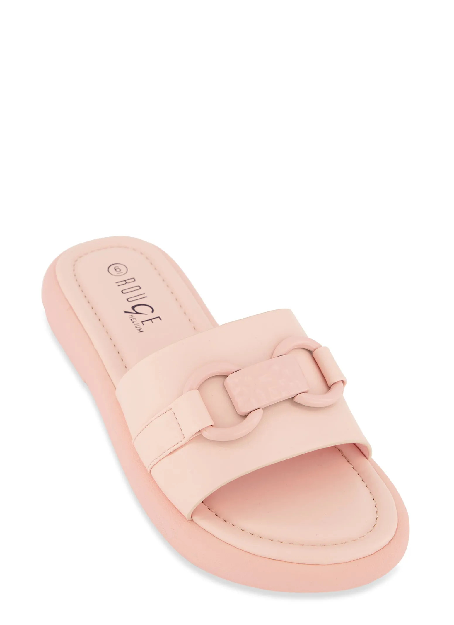 Buckle Band Slide Sandals sold by Rainbow