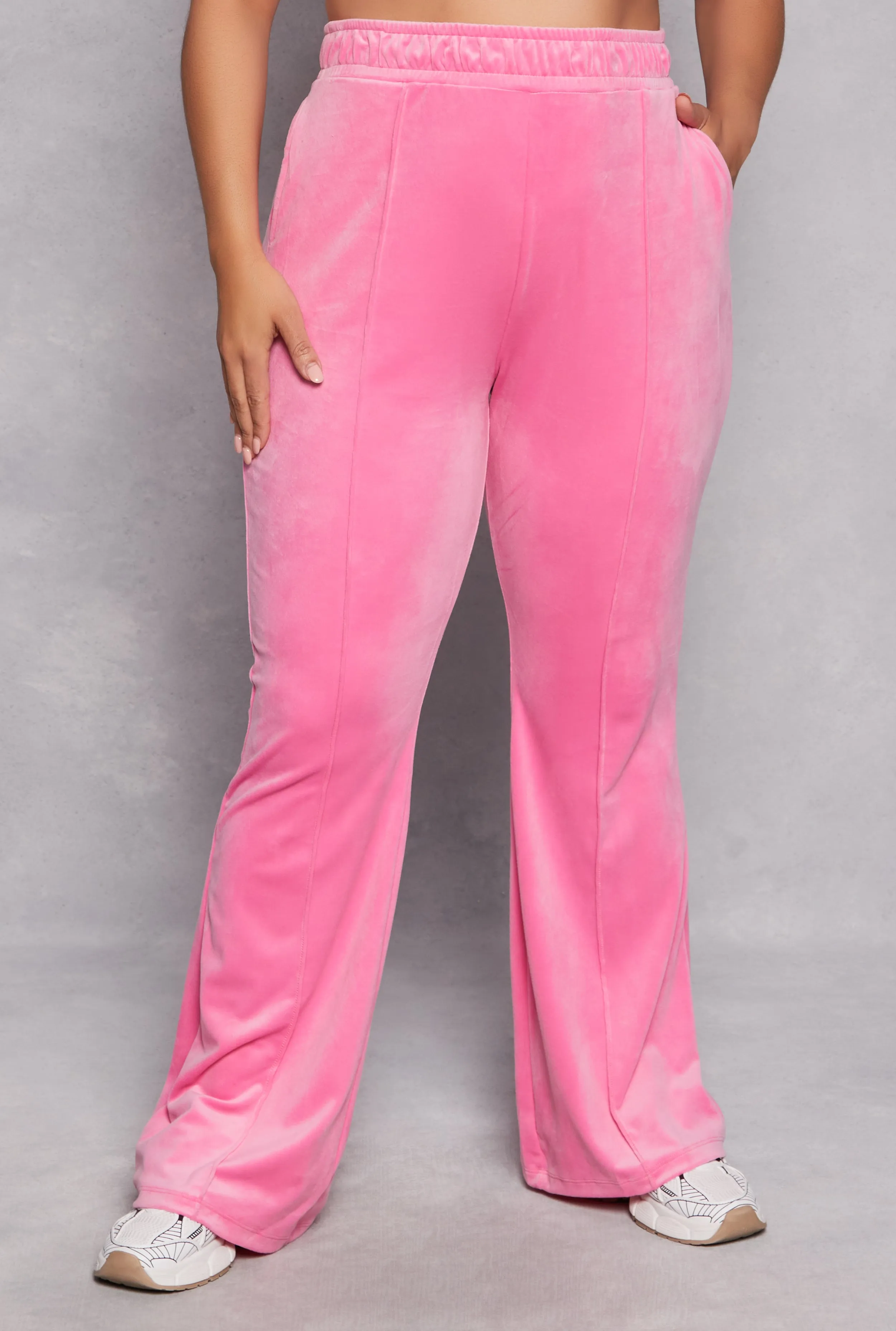 Plus Size Iris Velour Pintuck Sweatpants sold by Rainbow product image thumbnail 2