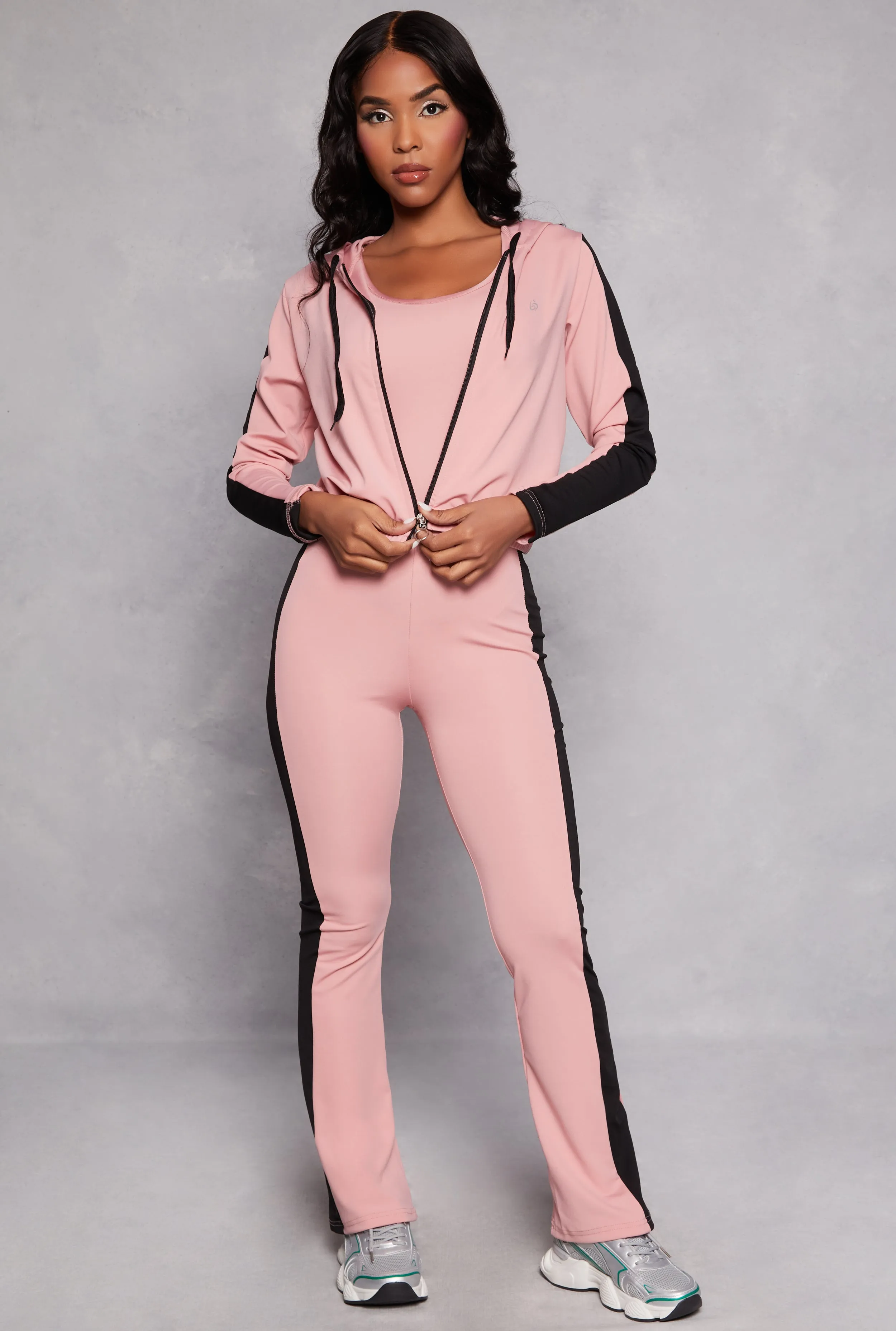 Side Stripe Detail Active Tank Catsuit sold by Rainbow product image thumbnail 2