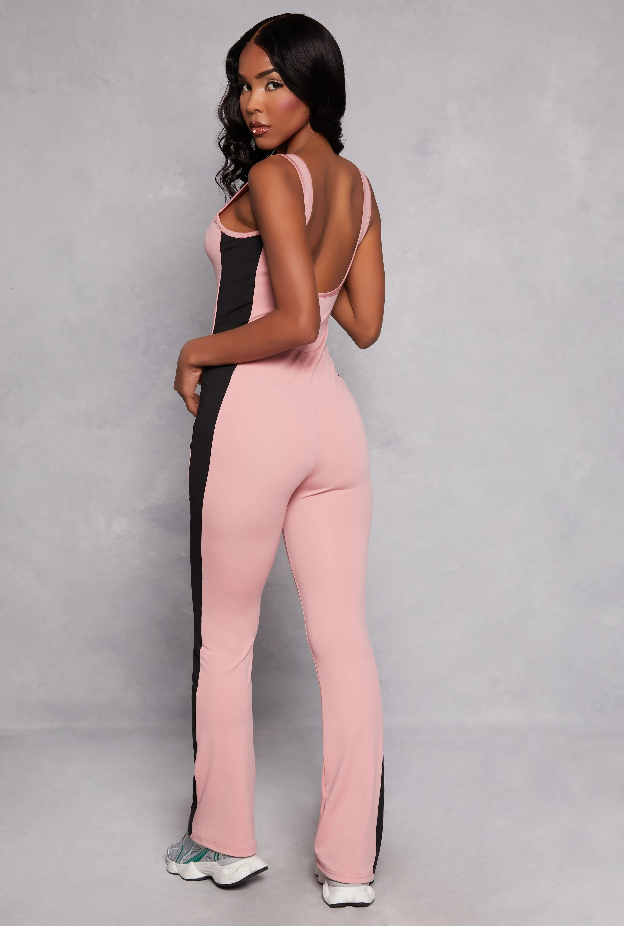 Side Stripe Detail Active Tank Catsuit sold by Rainbow product image thumbnail 3