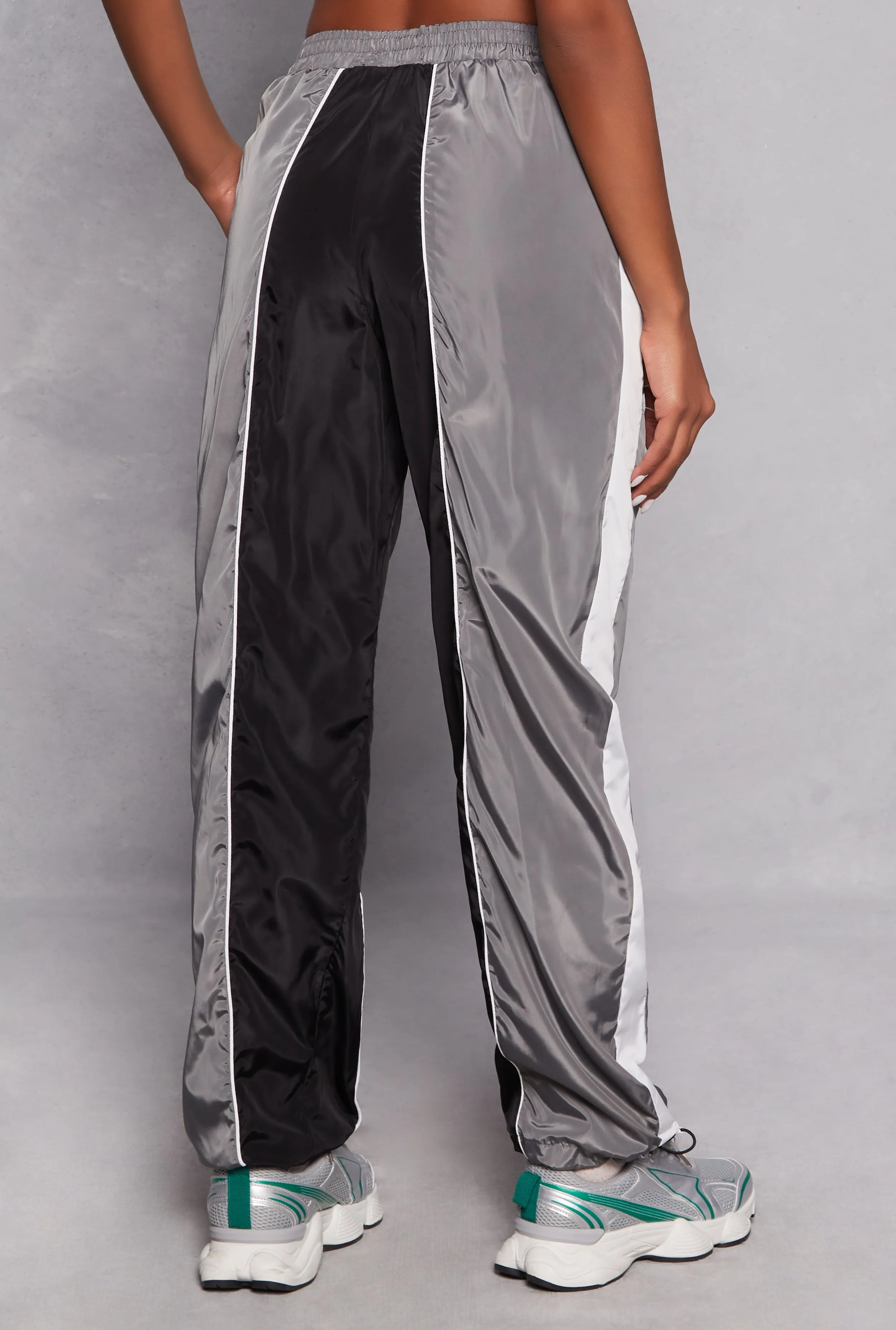 Color Blocked Contrast Stripe Track Pants sold by Rainbow product image thumbnail 3