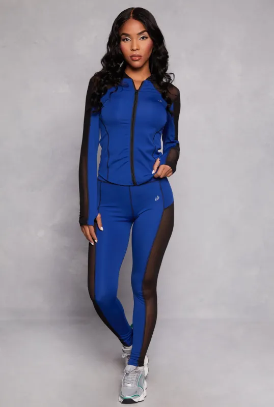 Mesh Insert Active Leggings sold by Rainbow