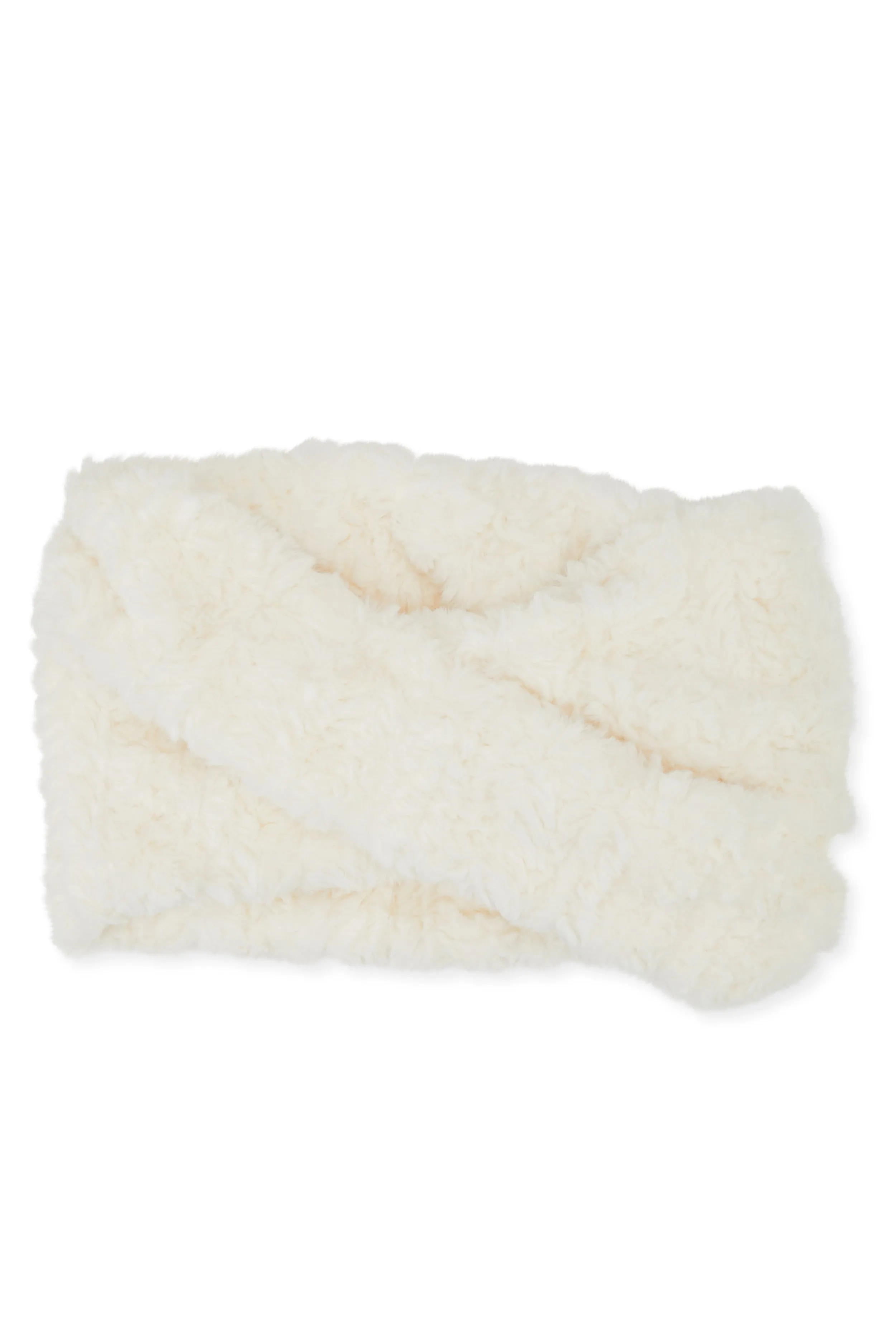 Solid Faux Fur Scarf sold by Rainbow product image thumbnail 2