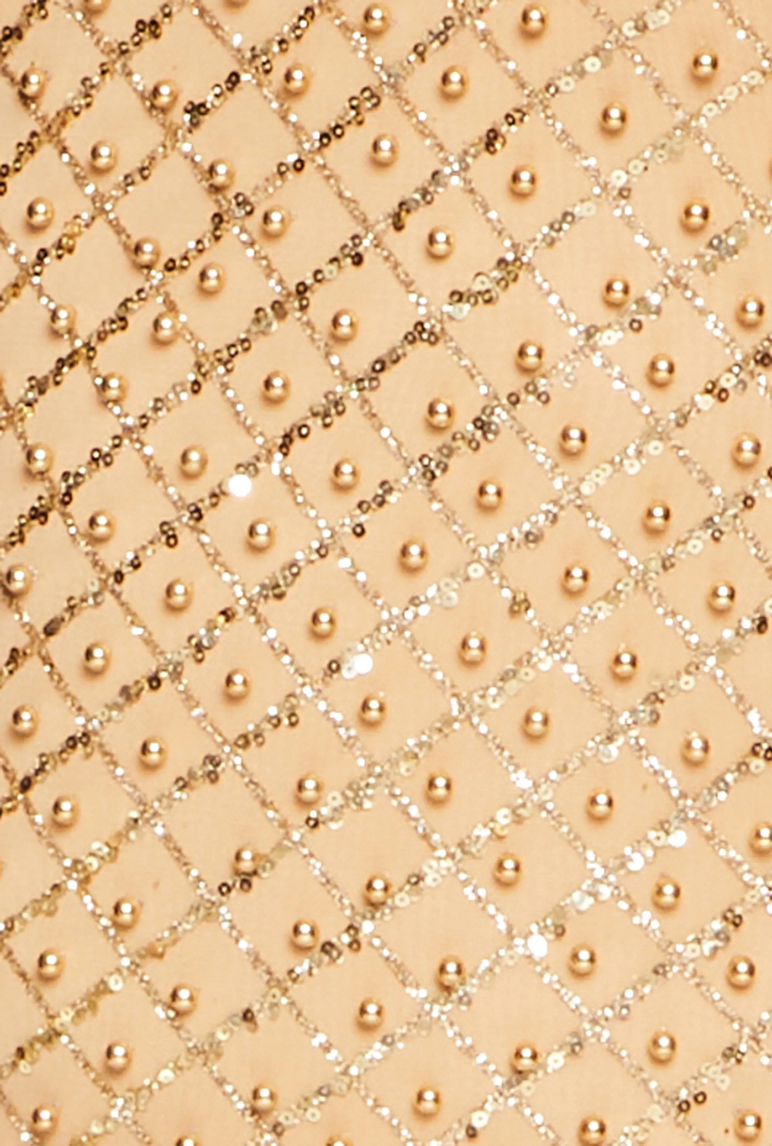 Mesh Lined Beaded Sequin Cami Dress sold by Rainbow product image thumbnail 4