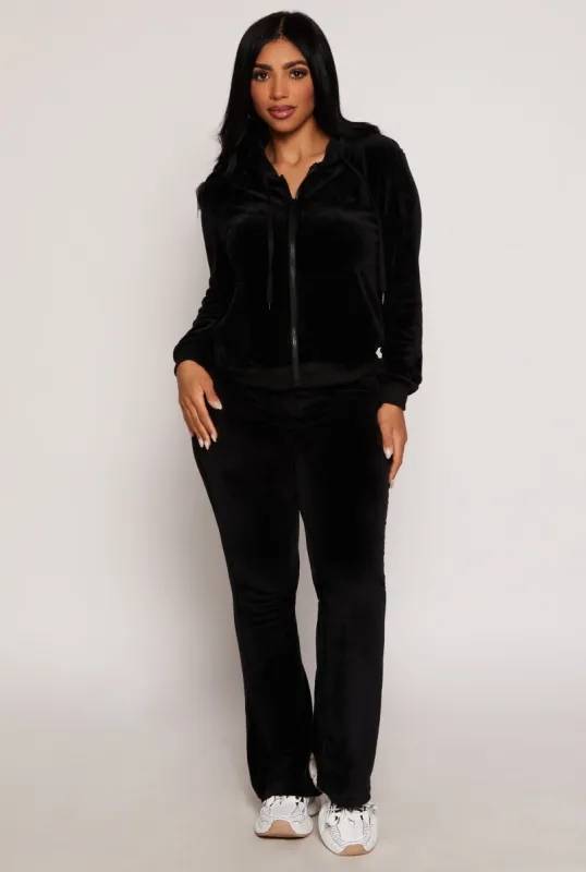 Velour Boot Cut Pants sold by Rainbow