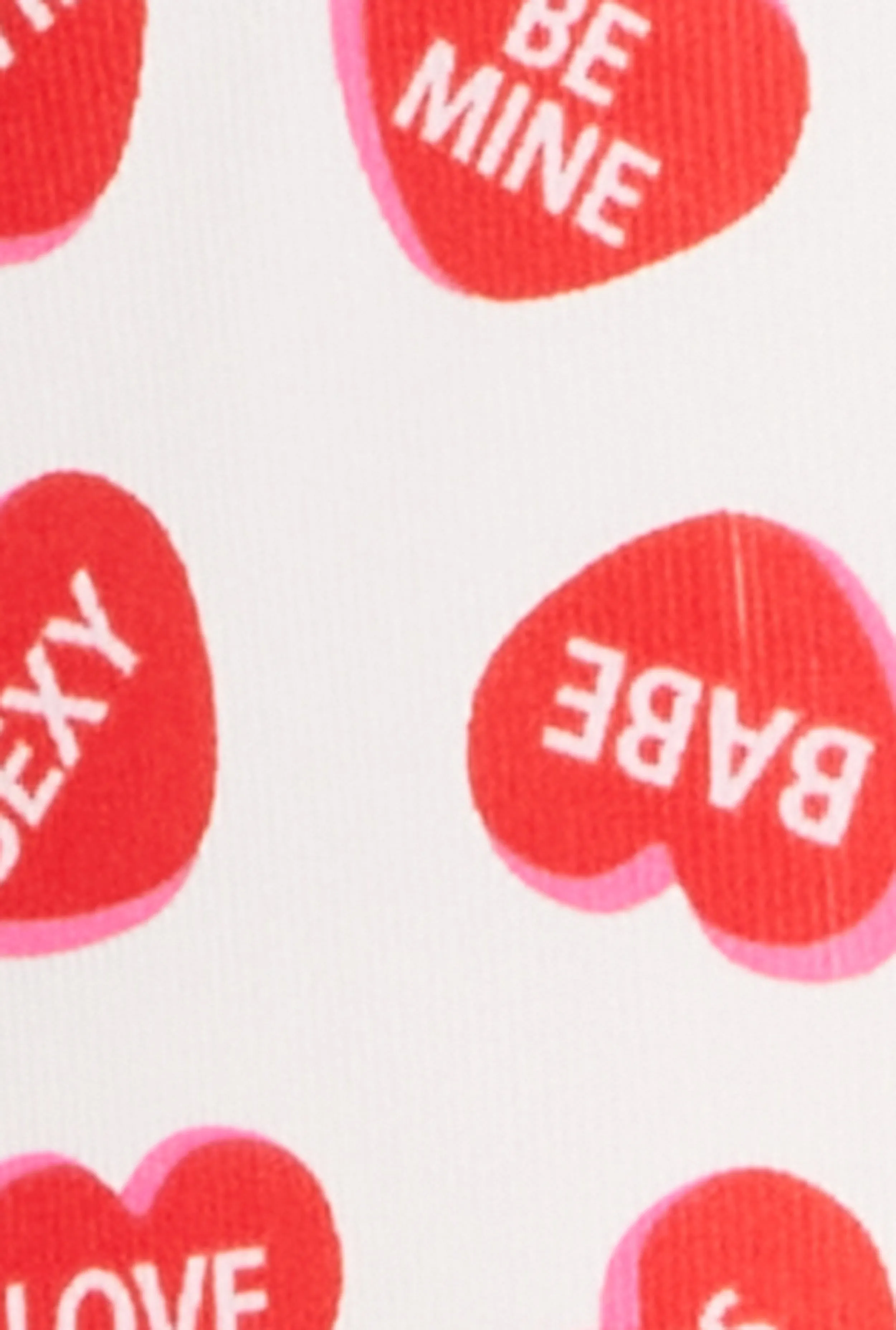 Plus Size Heart Graphic Print Pajama Cami and Shorts sold by Rainbow product image thumbnail 3