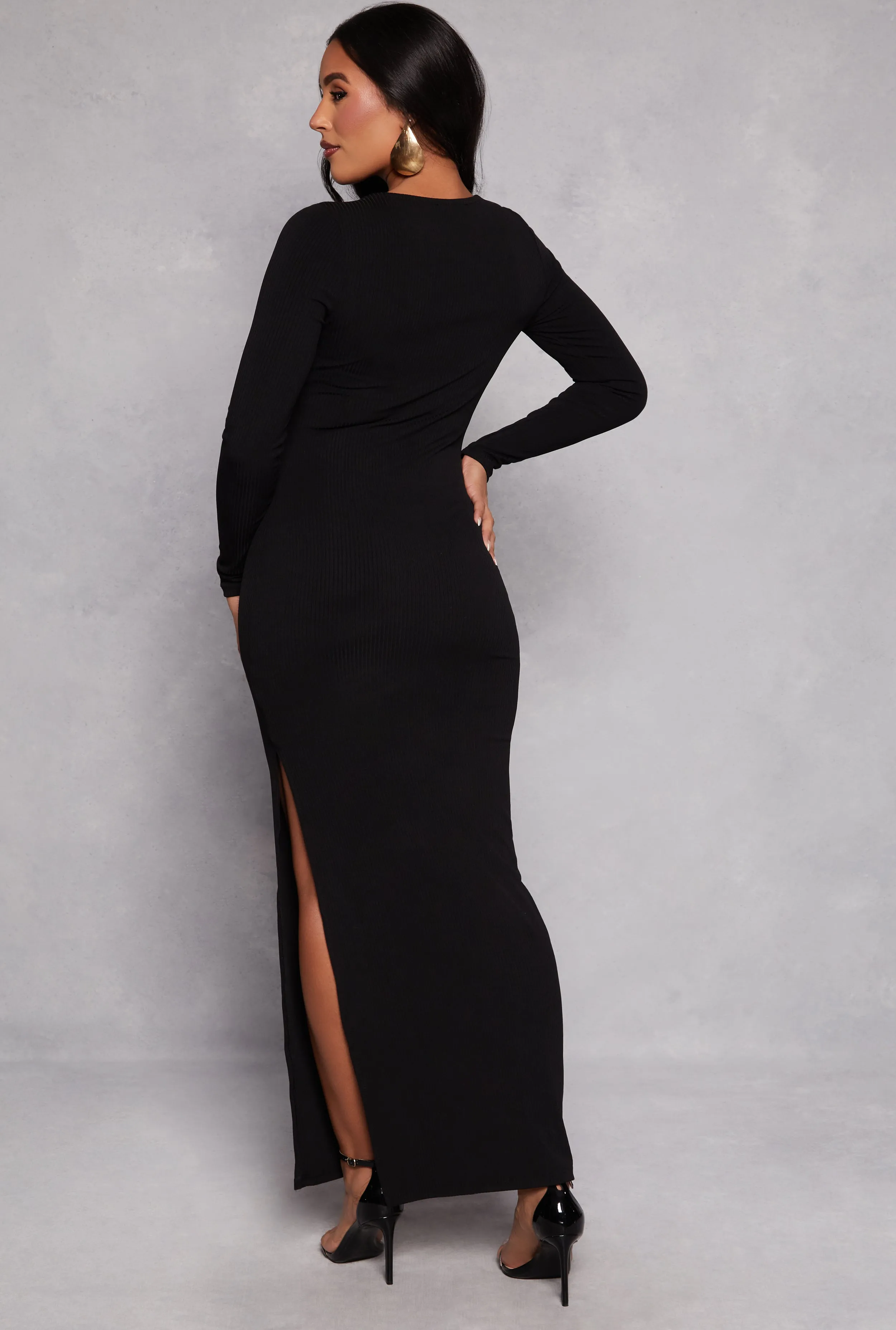 Haute Monde Side Slit Maxi Dress sold by Rainbow product image thumbnail 3