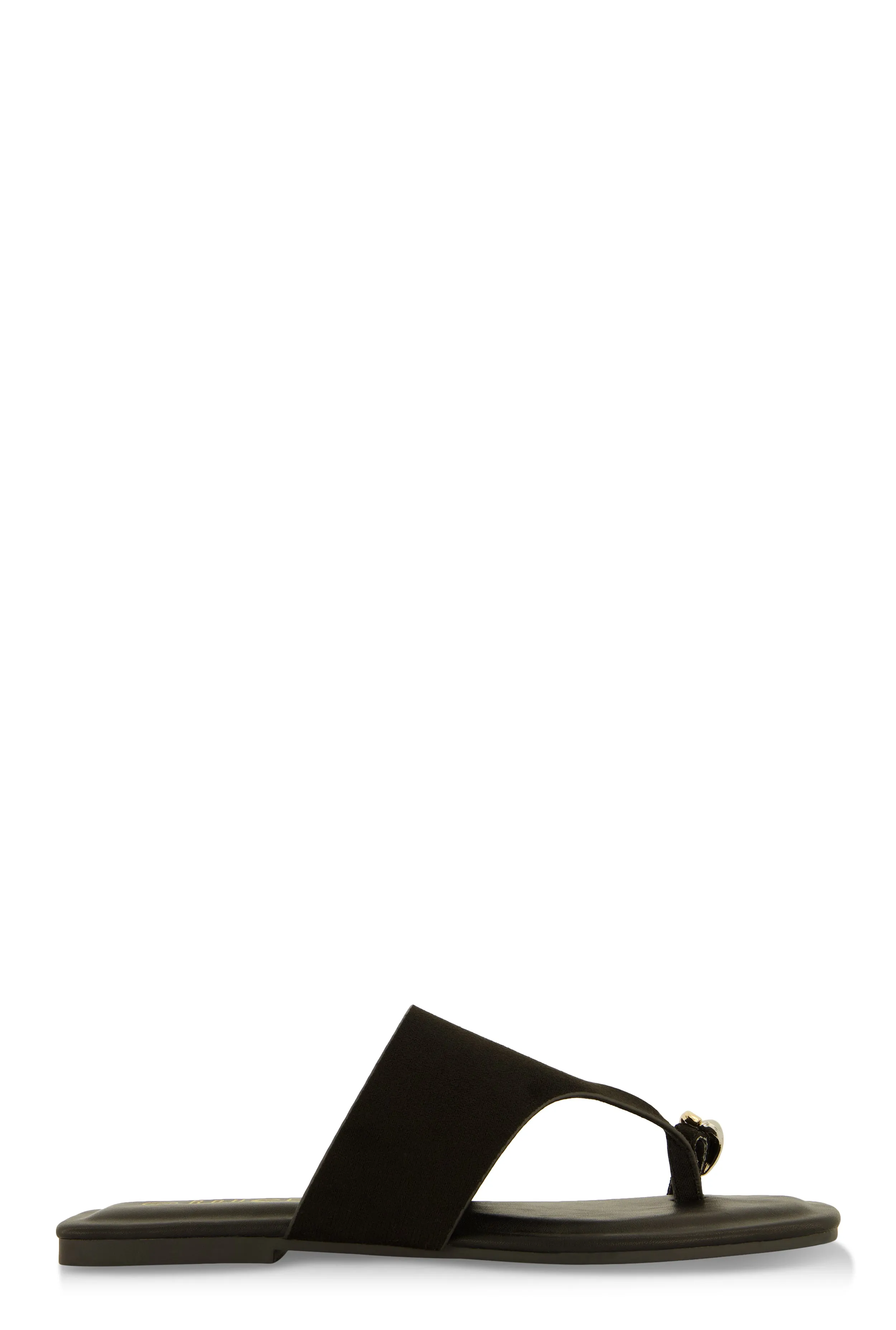 Metallic Toe Loop Detail Thong Slide Sandals sold by Rainbow product image thumbnail 2