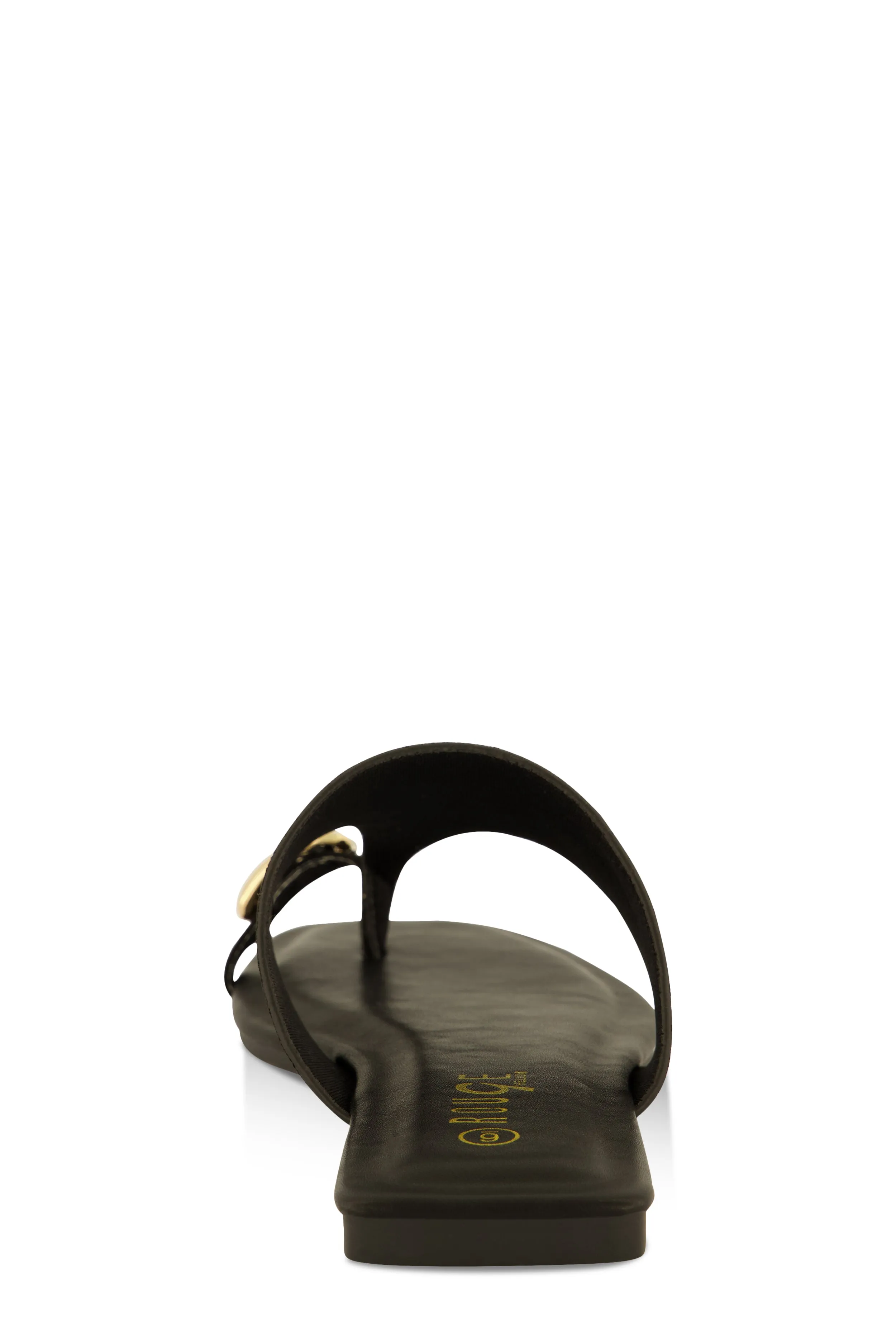 Metallic Toe Loop Detail Thong Slide Sandals sold by Rainbow product image thumbnail 3