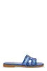 Mesh Insert Cut Out Band Slide Sandals sold by Rainbow