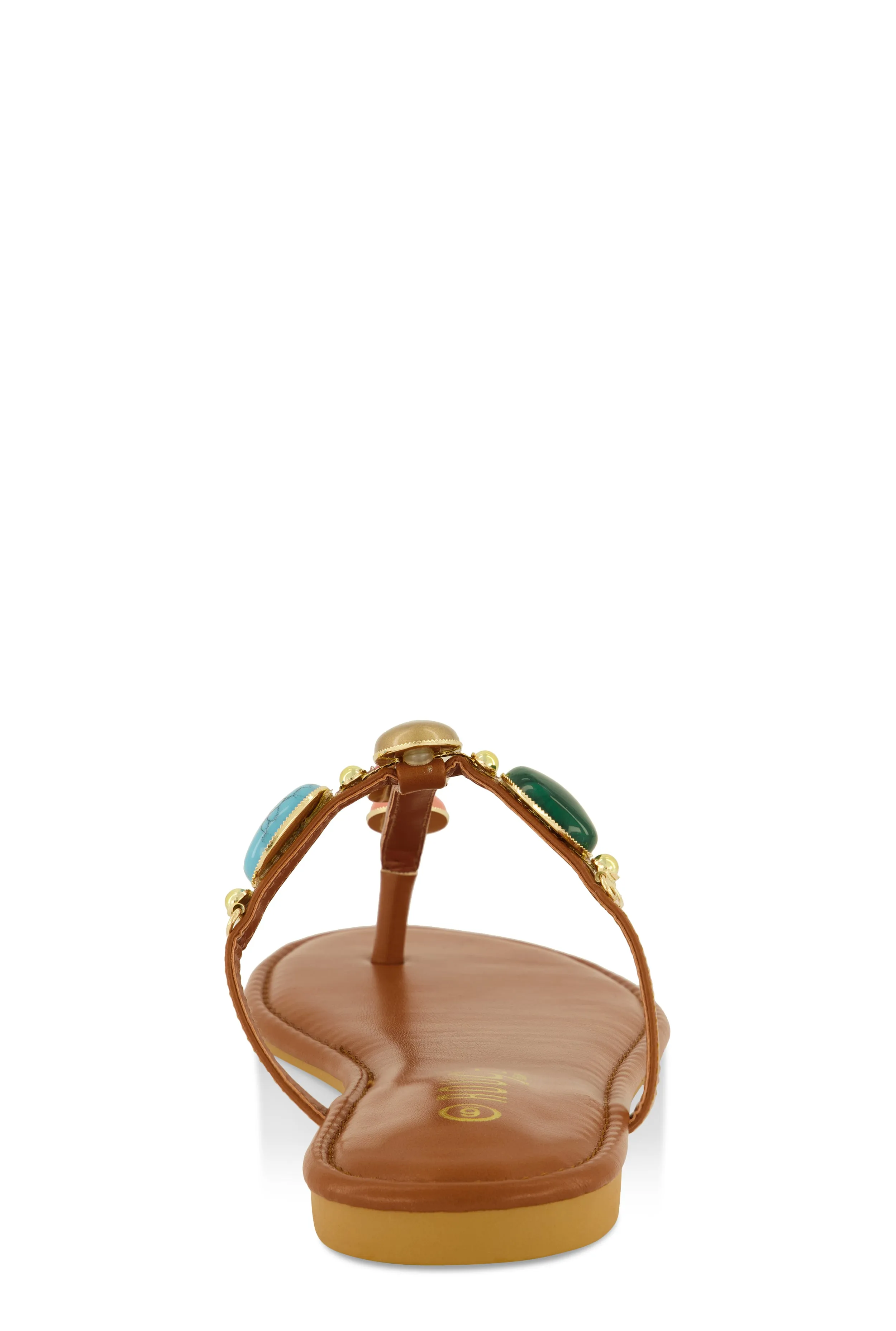 Boho Gemstone Thong Slide Sandals sold by Rainbow product image thumbnail 3