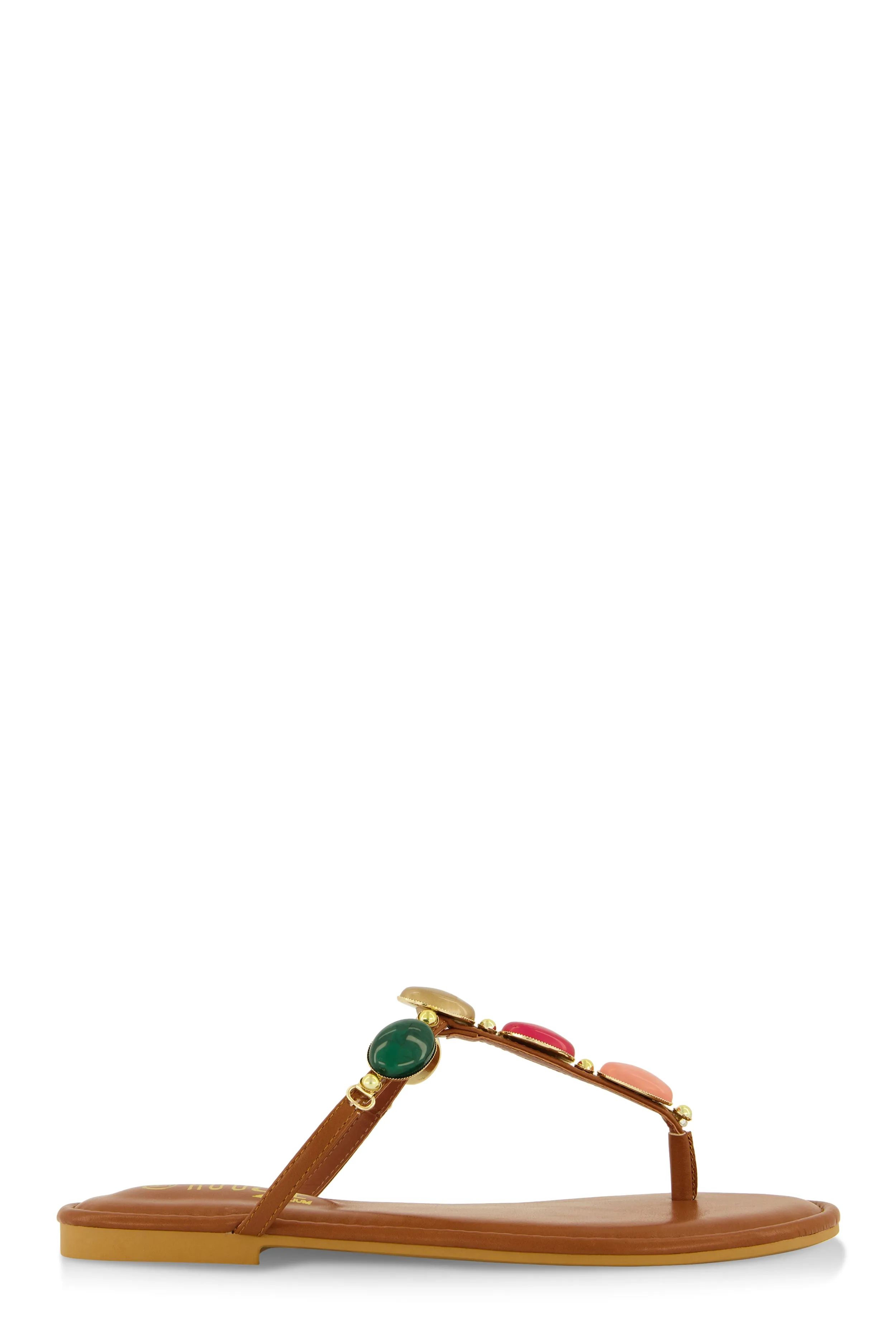 Boho Gemstone Thong Slide Sandals sold by Rainbow product image thumbnail 2