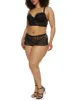 Plus Size Lace Caged Front Longline Plunge Bra sold by Rainbow
