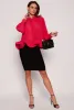 Chiffon Tie Keyhole Long Sleeve Blouse sold by Rainbow