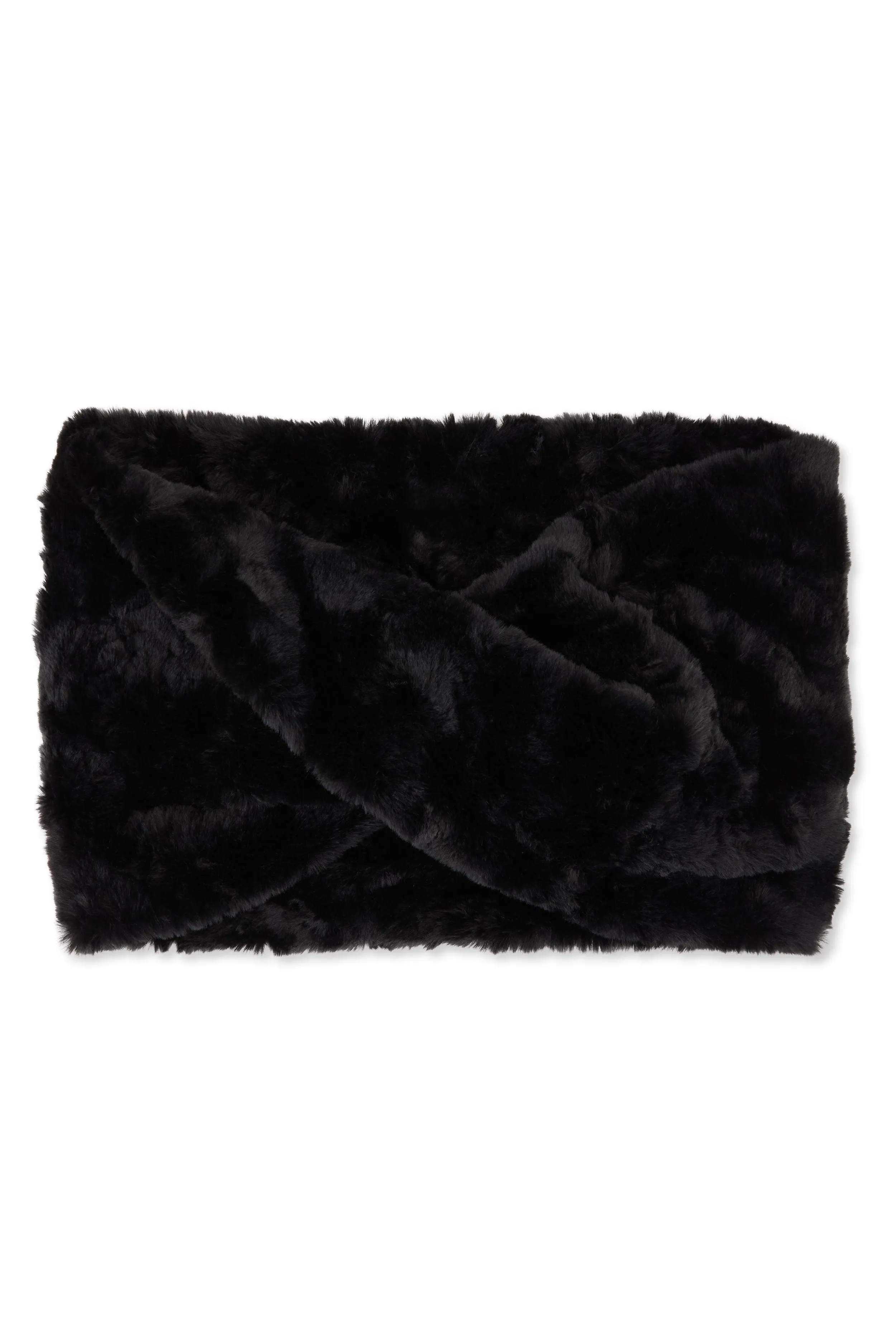 Solid Faux Fur Scarf sold by Rainbow product image thumbnail 2