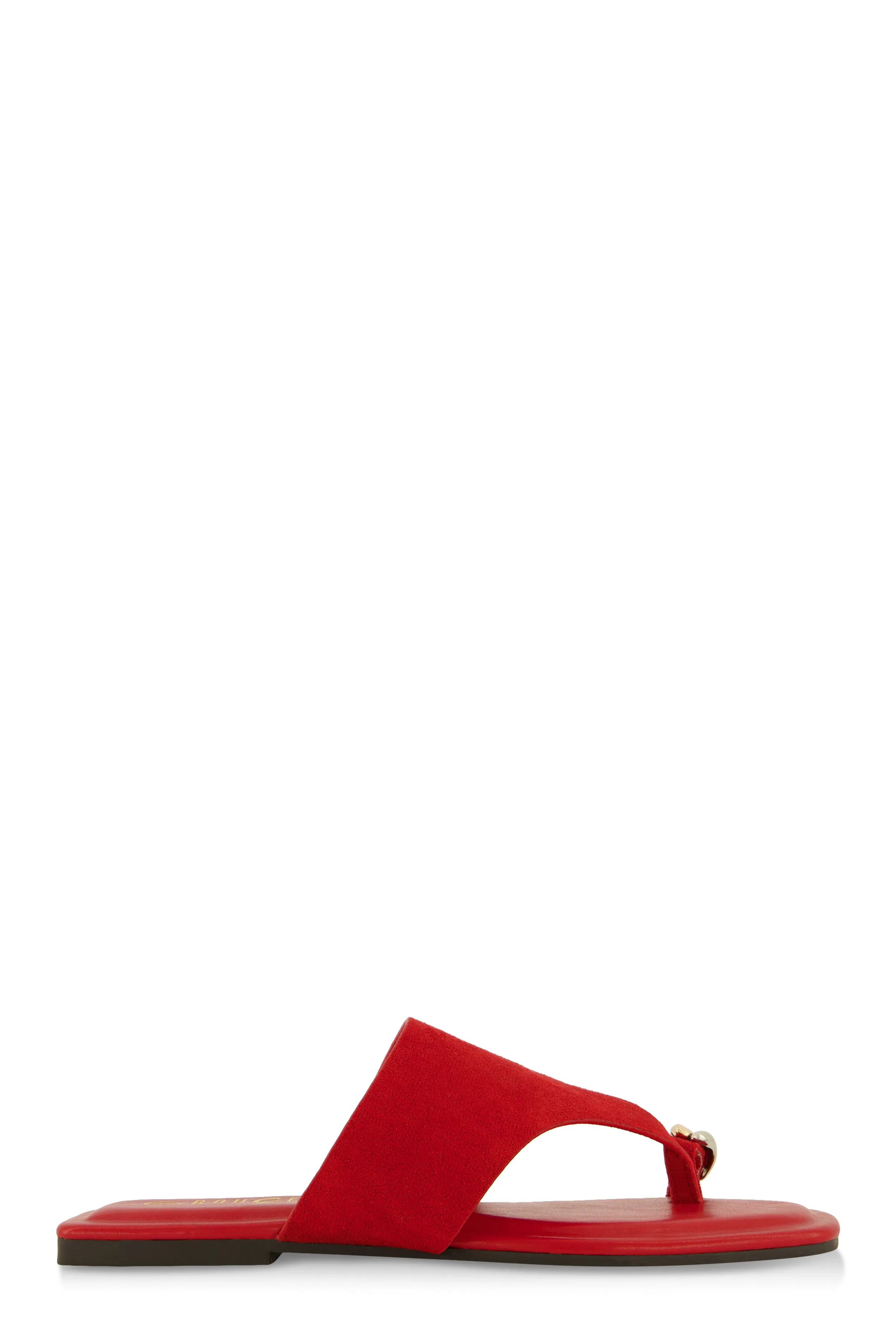 Metallic Toe Loop Detail Thong Slide Sandals sold by Rainbow product image thumbnail 2