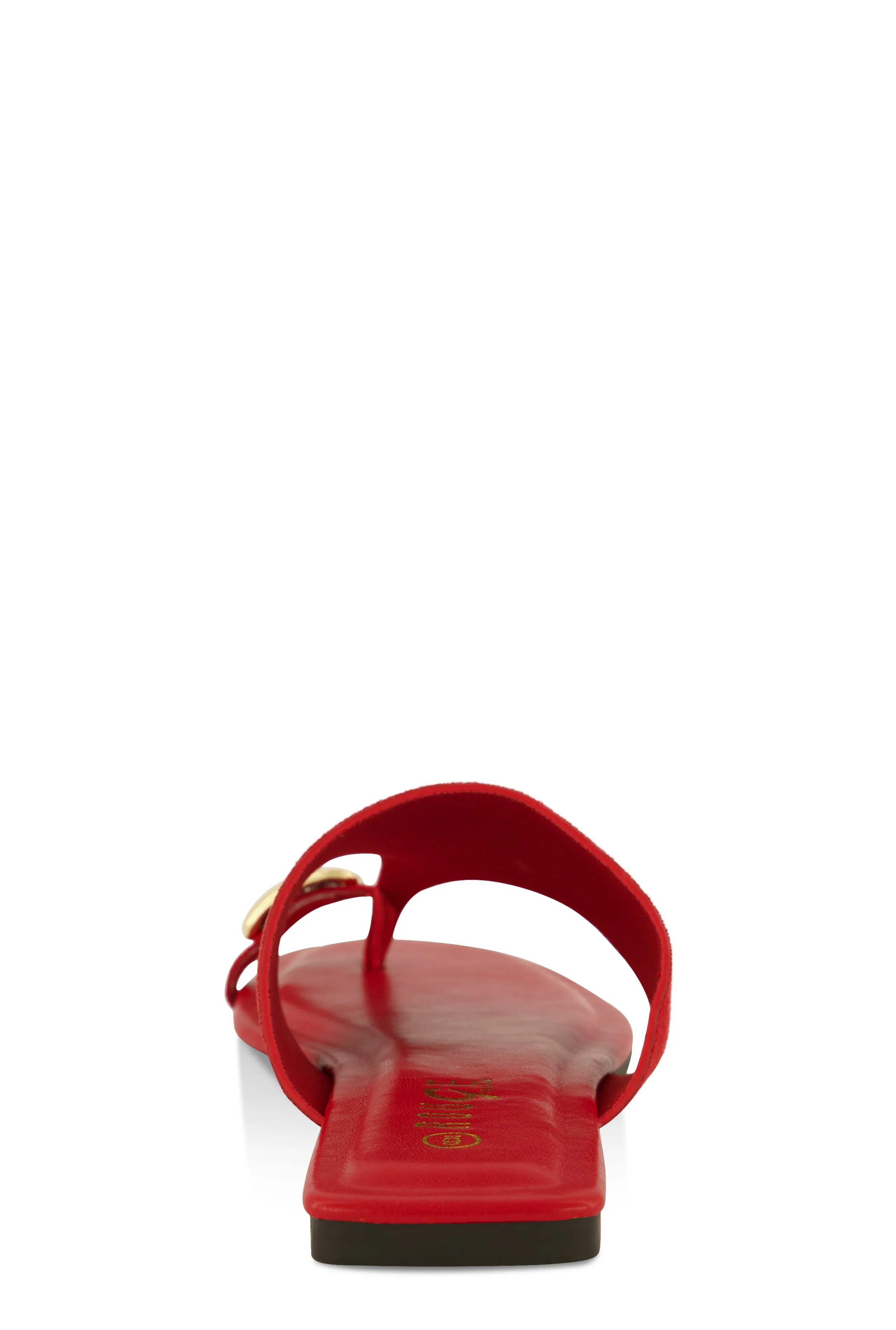 Metallic Toe Loop Detail Thong Slide Sandals sold by Rainbow product image thumbnail 3