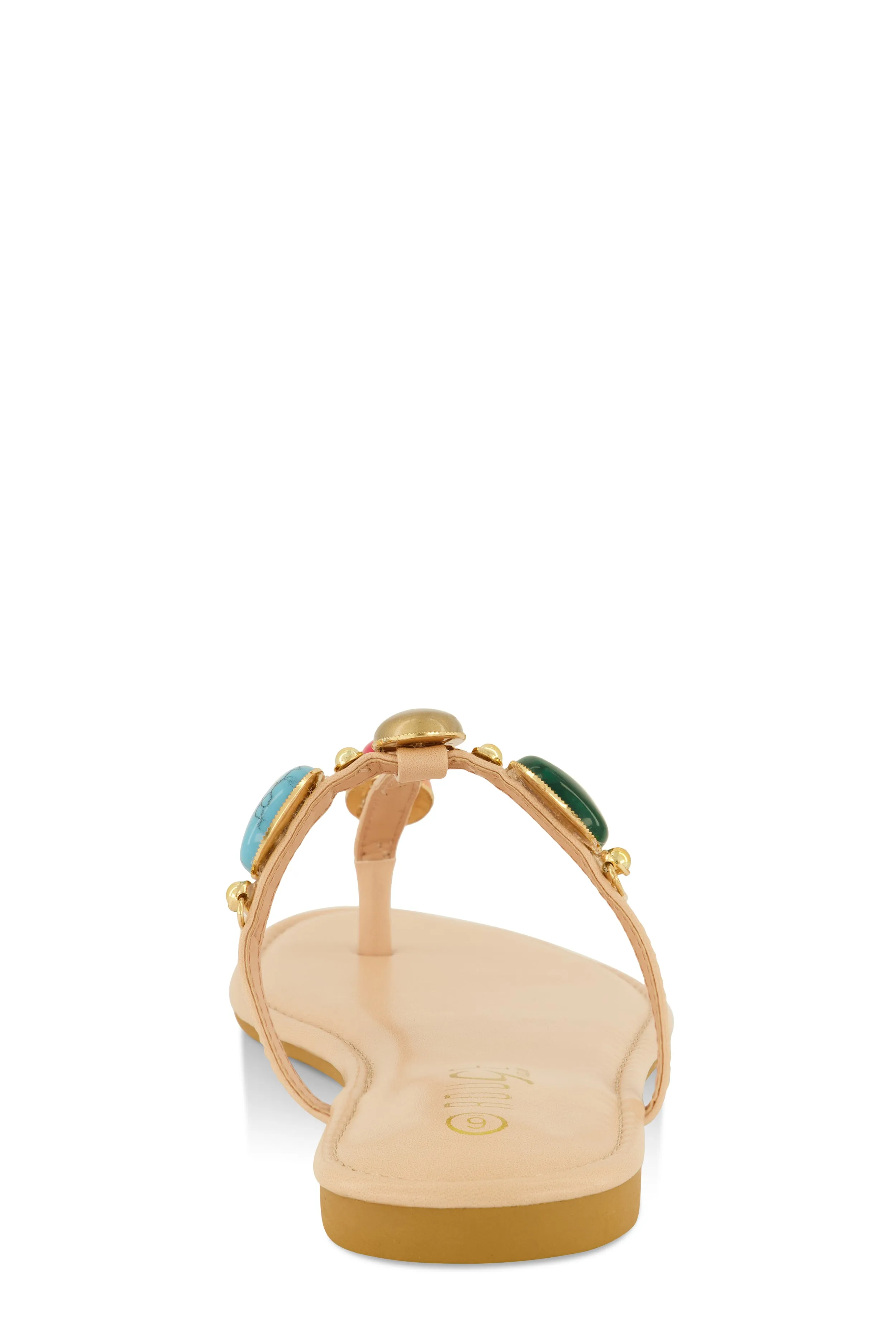 Boho Gemstone Thong Slide Sandals sold by Rainbow product image thumbnail 3