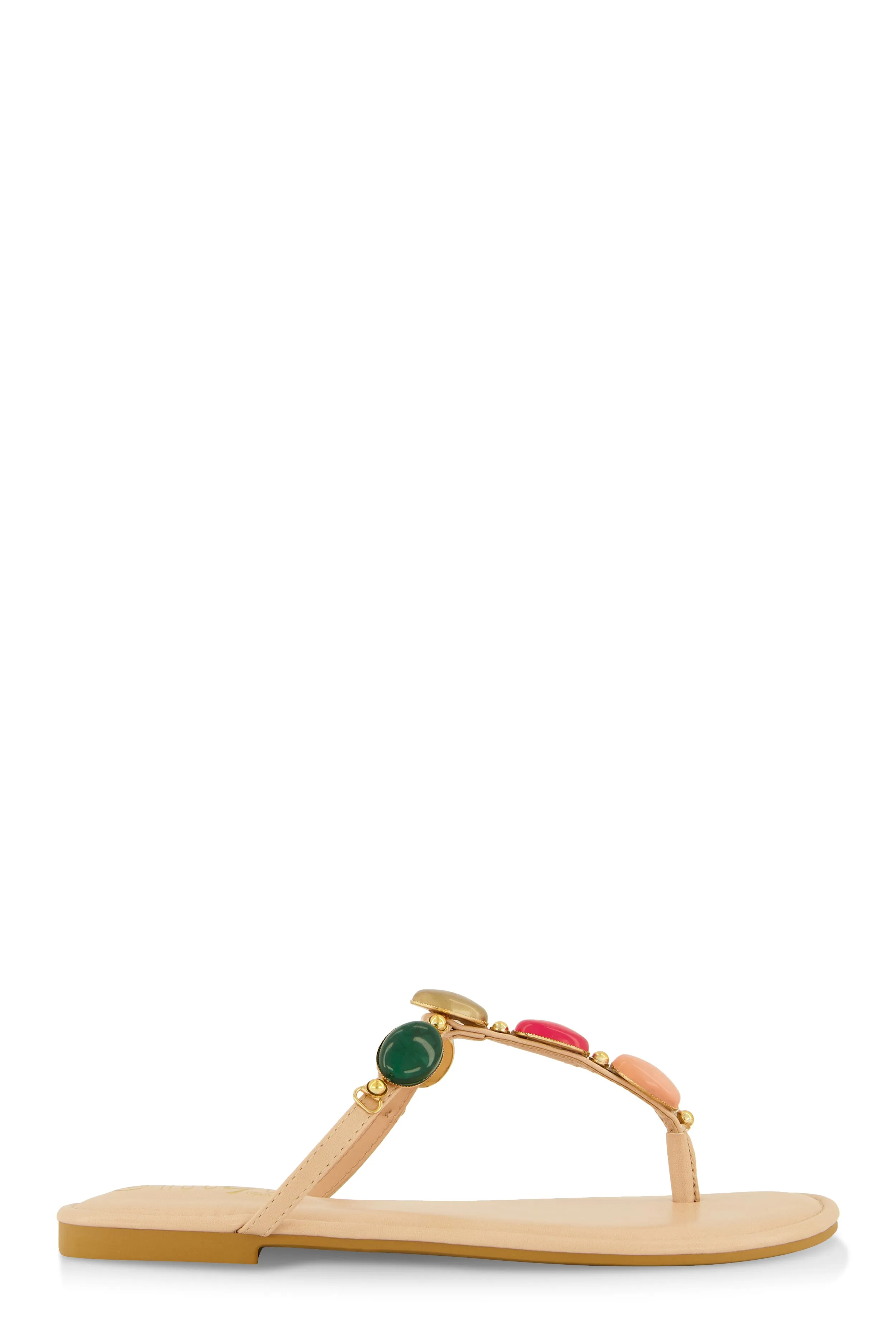 Boho Gemstone Thong Slide Sandals sold by Rainbow product image thumbnail 2