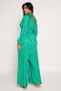 Plisse Twist Front Jumpsuit sold by Rainbow