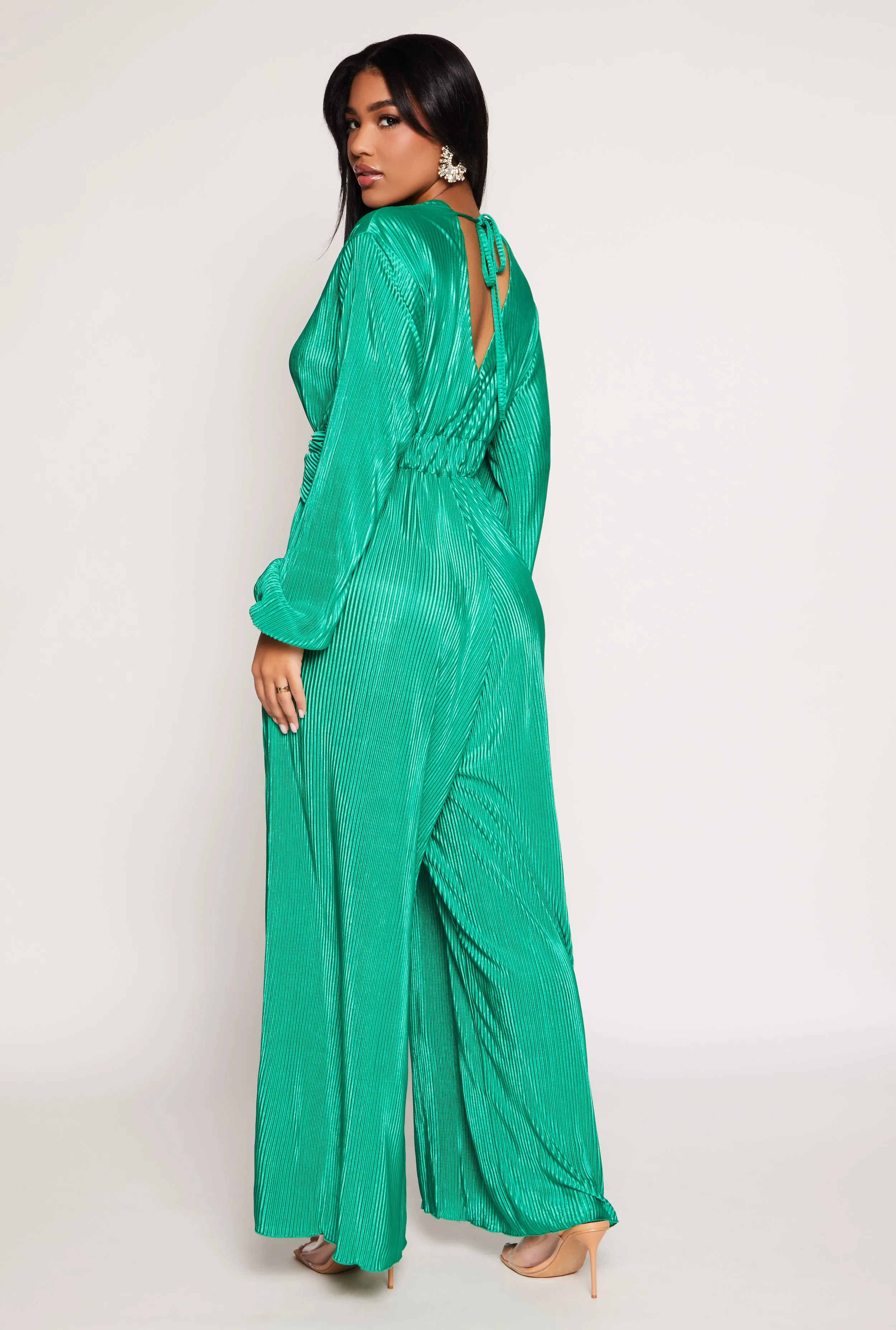 Plisse Twist Front Jumpsuit sold by Rainbow product image thumbnail 3