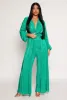 Plisse Twist Front Jumpsuit sold by Rainbow