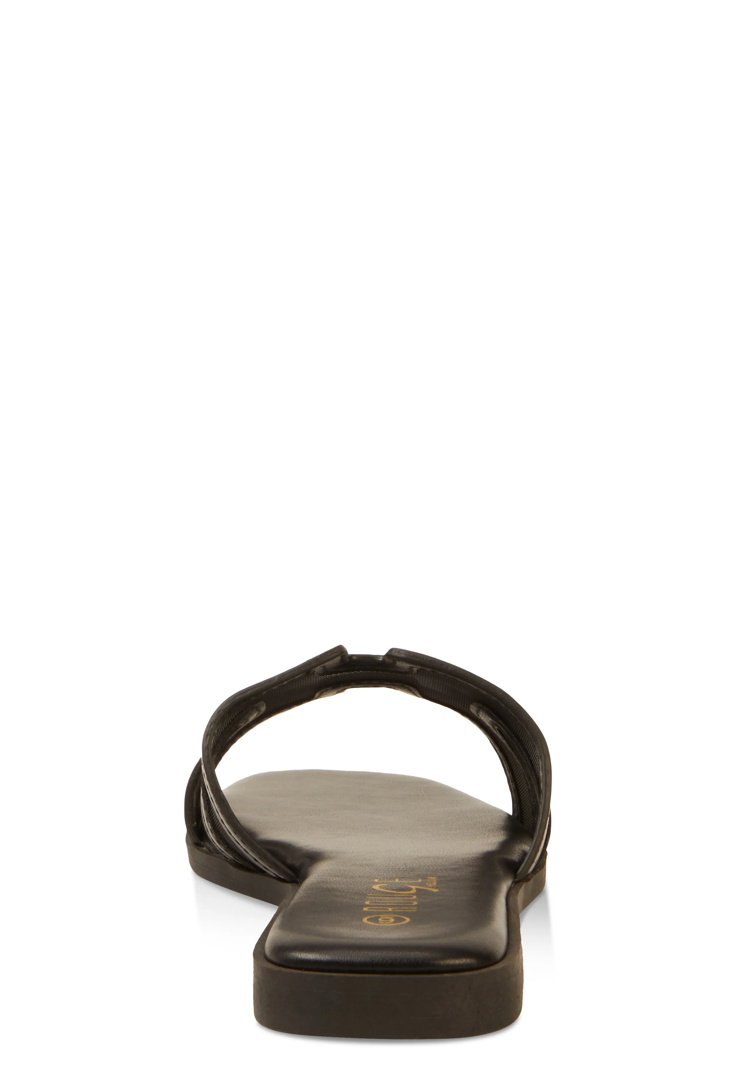 Mesh Insert Cut Out Band Slide Sandals sold by Rainbow product image thumbnail 3