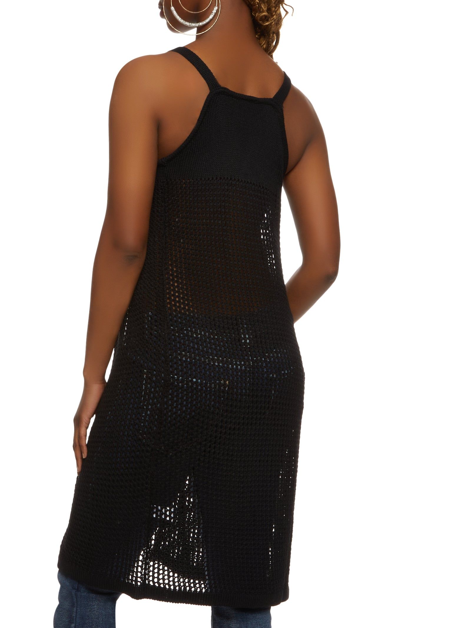 Crochet Tie Front Maxi Top sold by Rainbow product image thumbnail 2