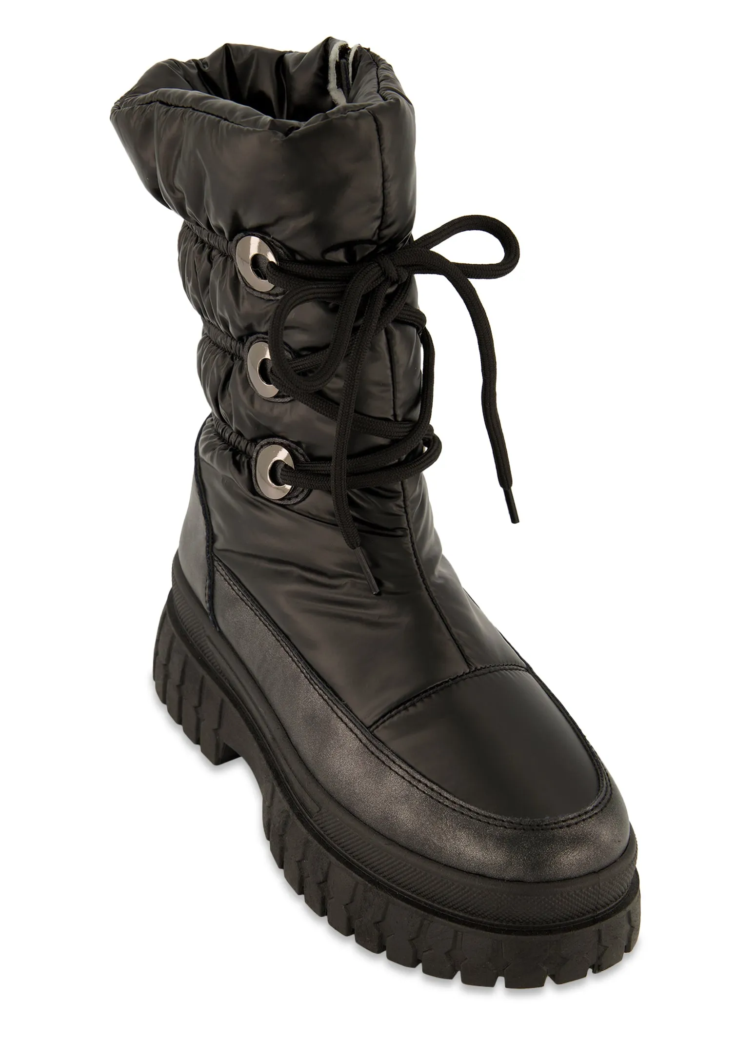 Lace Up Platform Weatherproof Snow Boots sold by Rainbow