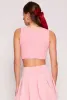 Ribbed Knit Cropped Tank Top sold by Rainbow