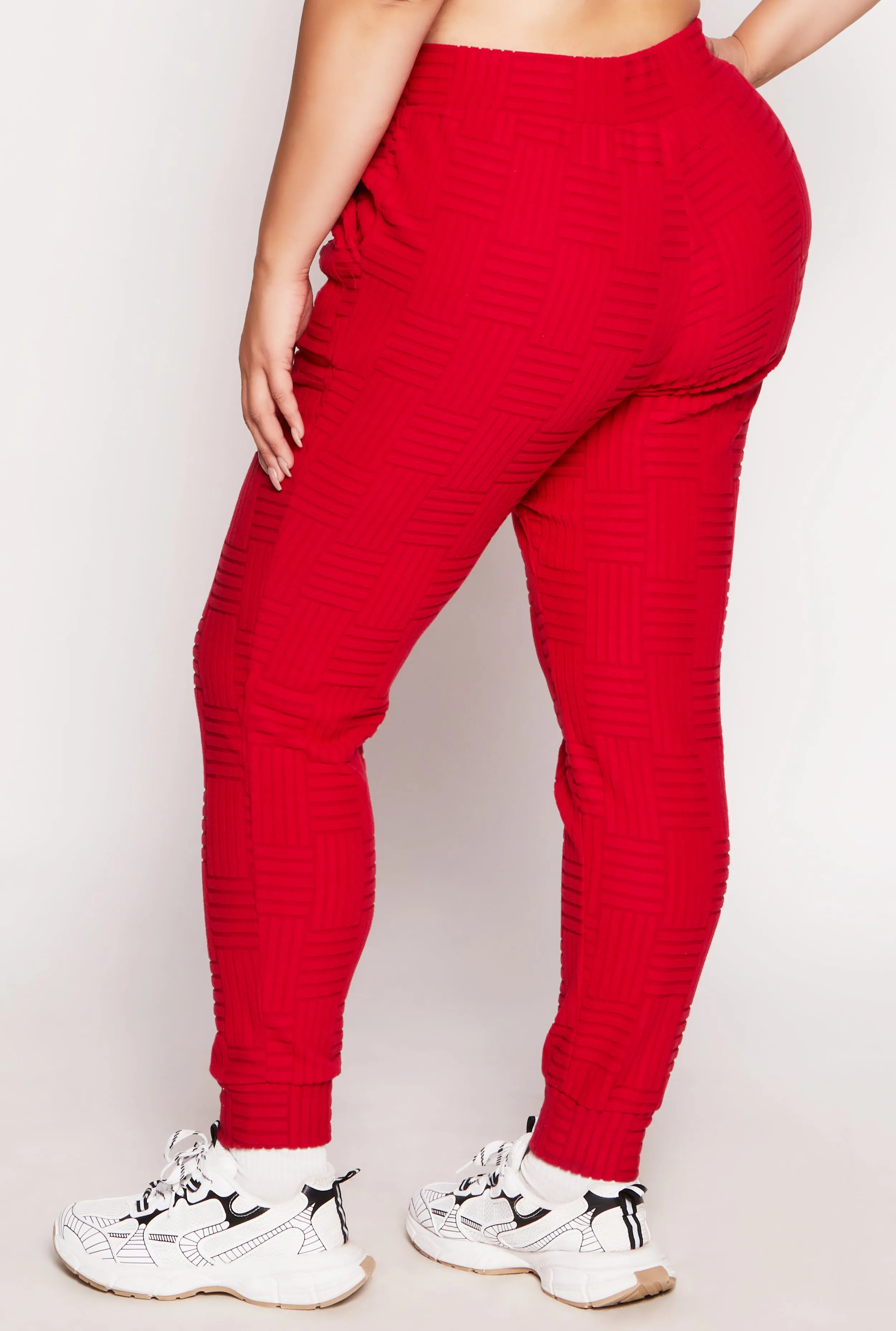 Plus Size Geometric Patterned Joggers sold by Rainbow product image thumbnail 3